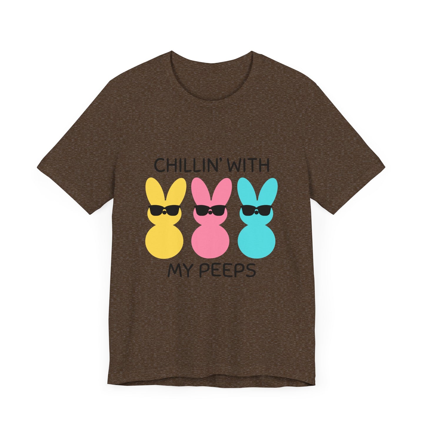 Cool Bunny Graphic Tee – Chillin' with My Peeps