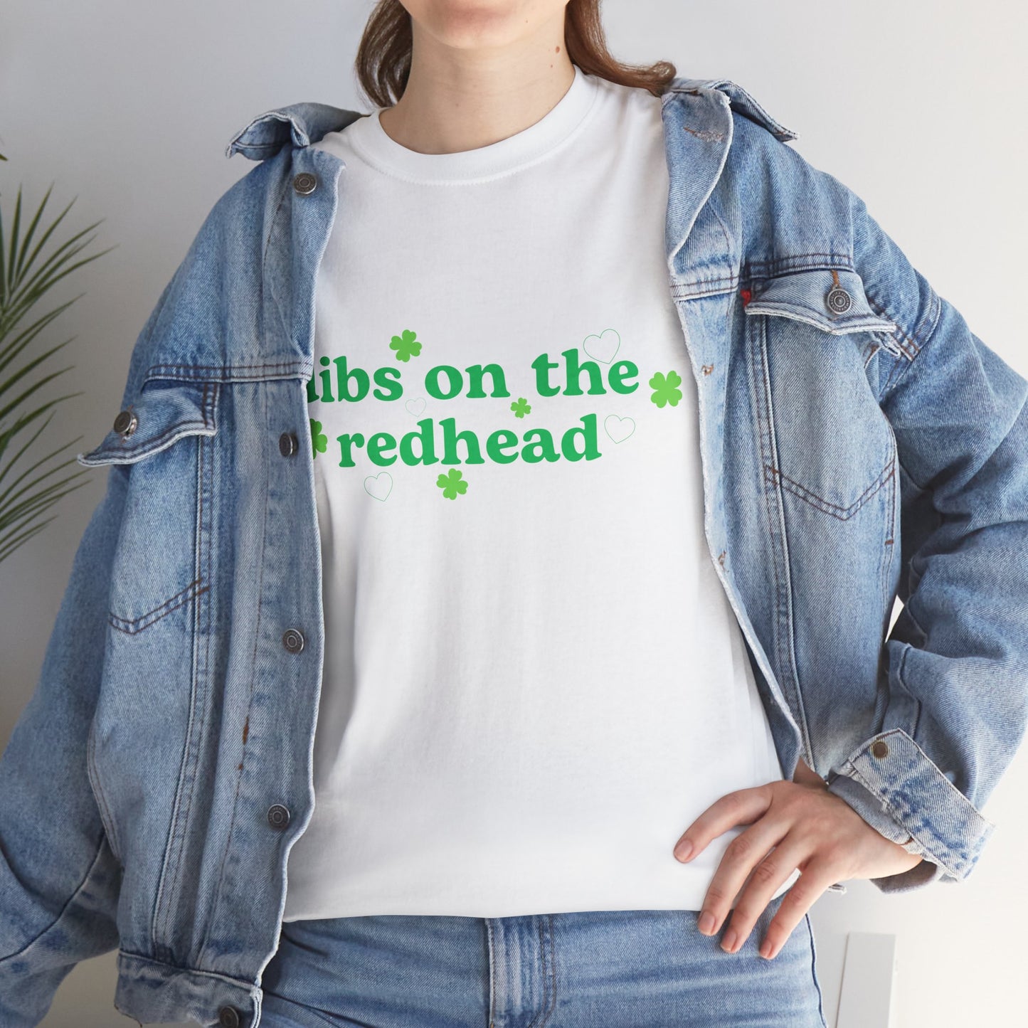 Dibs on the Redhead Unisex Heavy Cotton Tee | Fun St. Patrick's Day T-Shirt