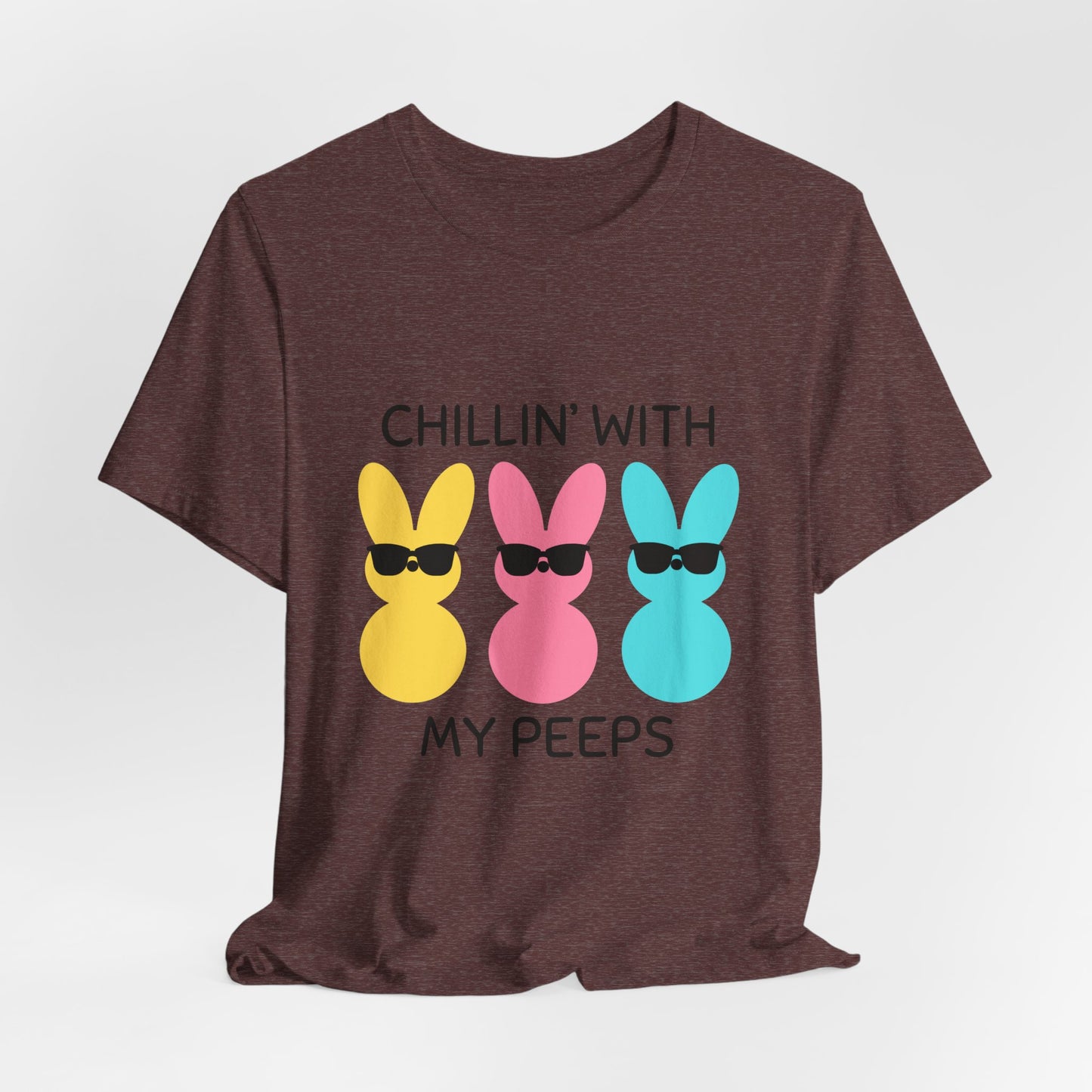 Cool Bunny Graphic Tee – Chillin' with My Peeps