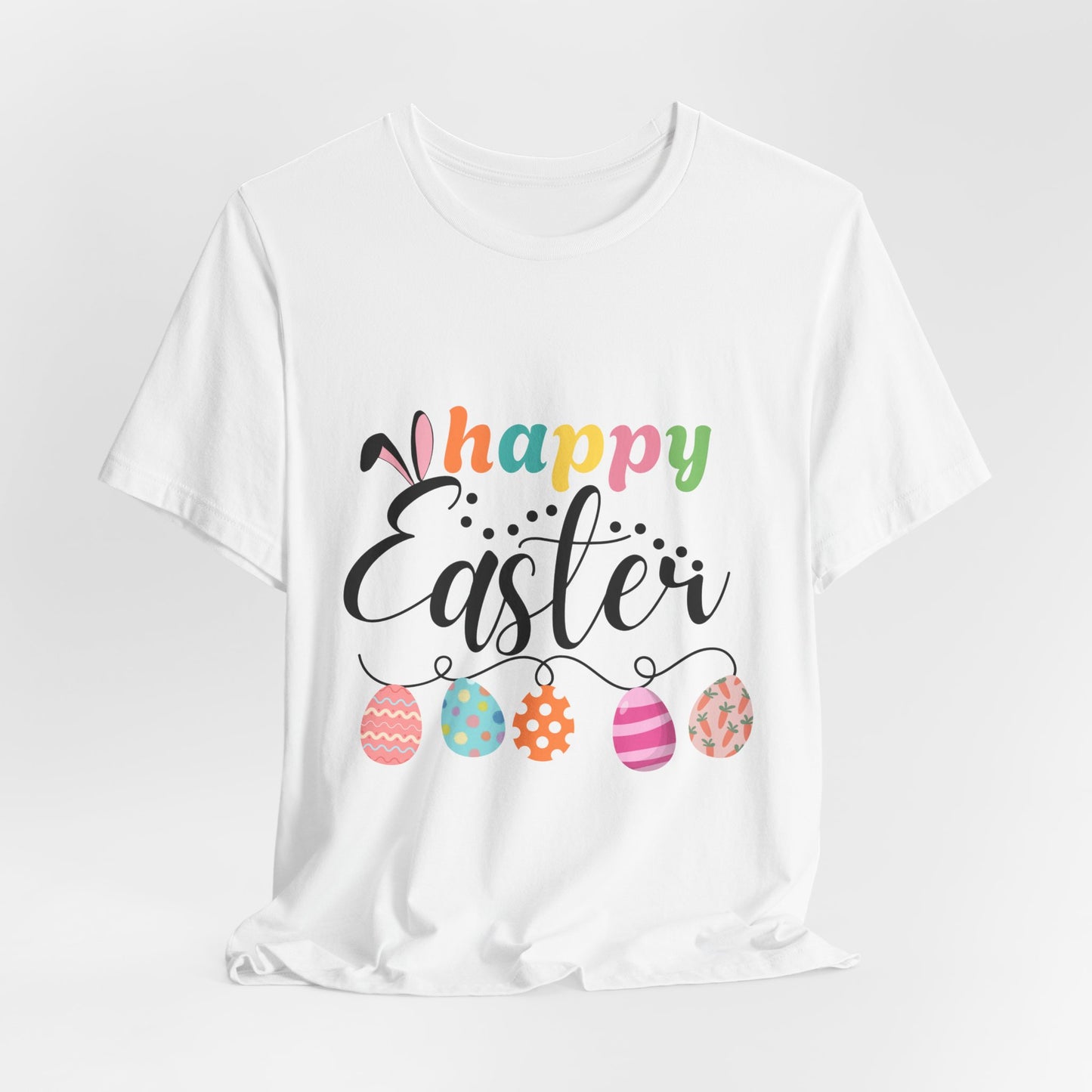 Happy Easter Unisex Jersey Tee - Celebrate Spring with Festive Style