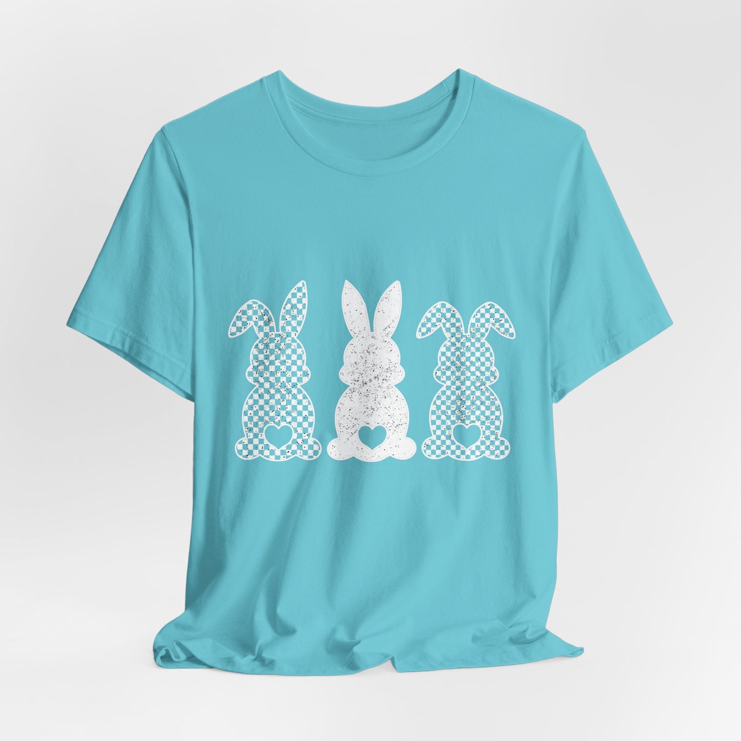 Cute Bunny Love Unisex Jersey Tee for Spring Celebrations