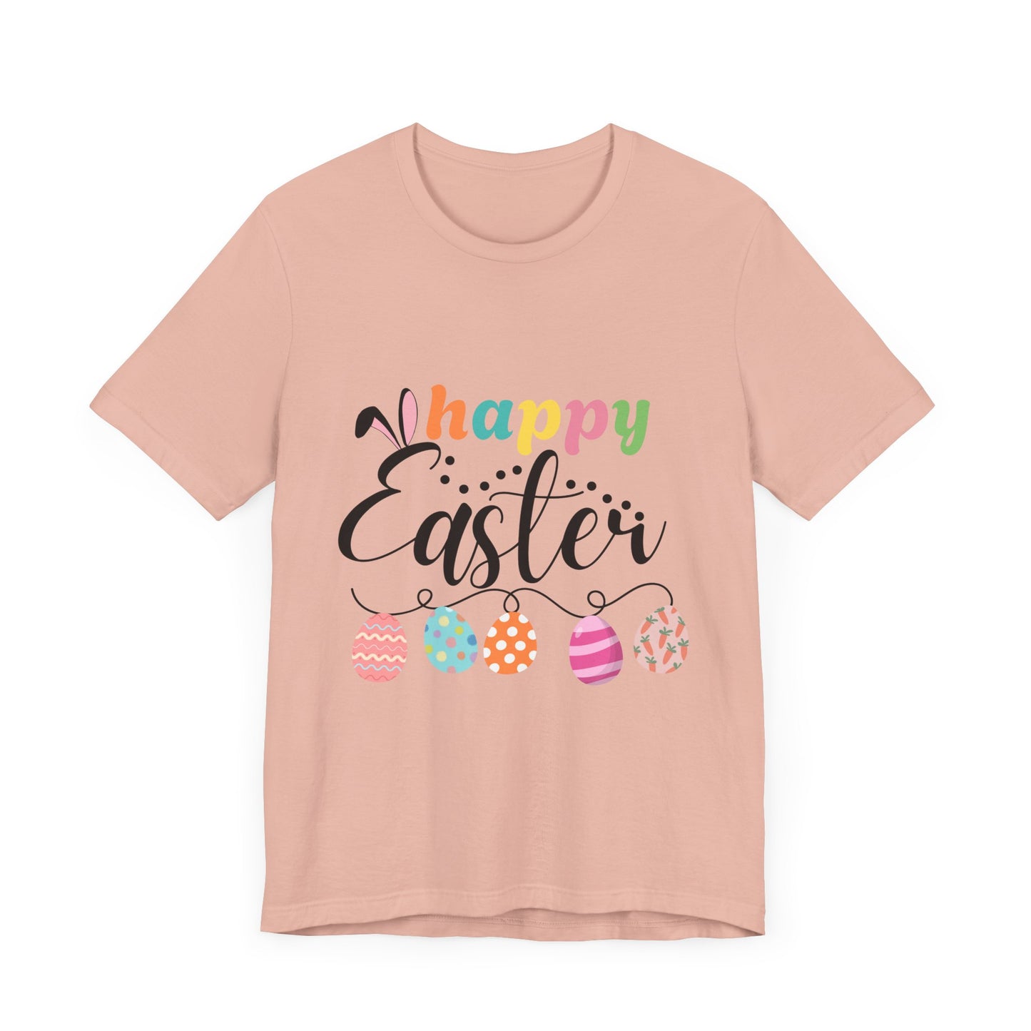 Happy Easter Unisex Jersey Tee - Celebrate Spring with Festive Style