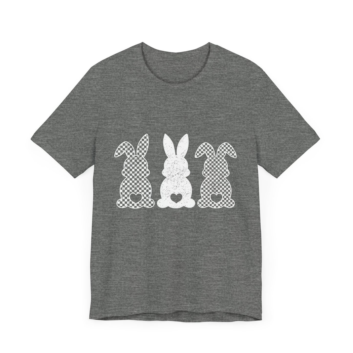 Cute Bunny Love Unisex Jersey Tee for Spring Celebrations