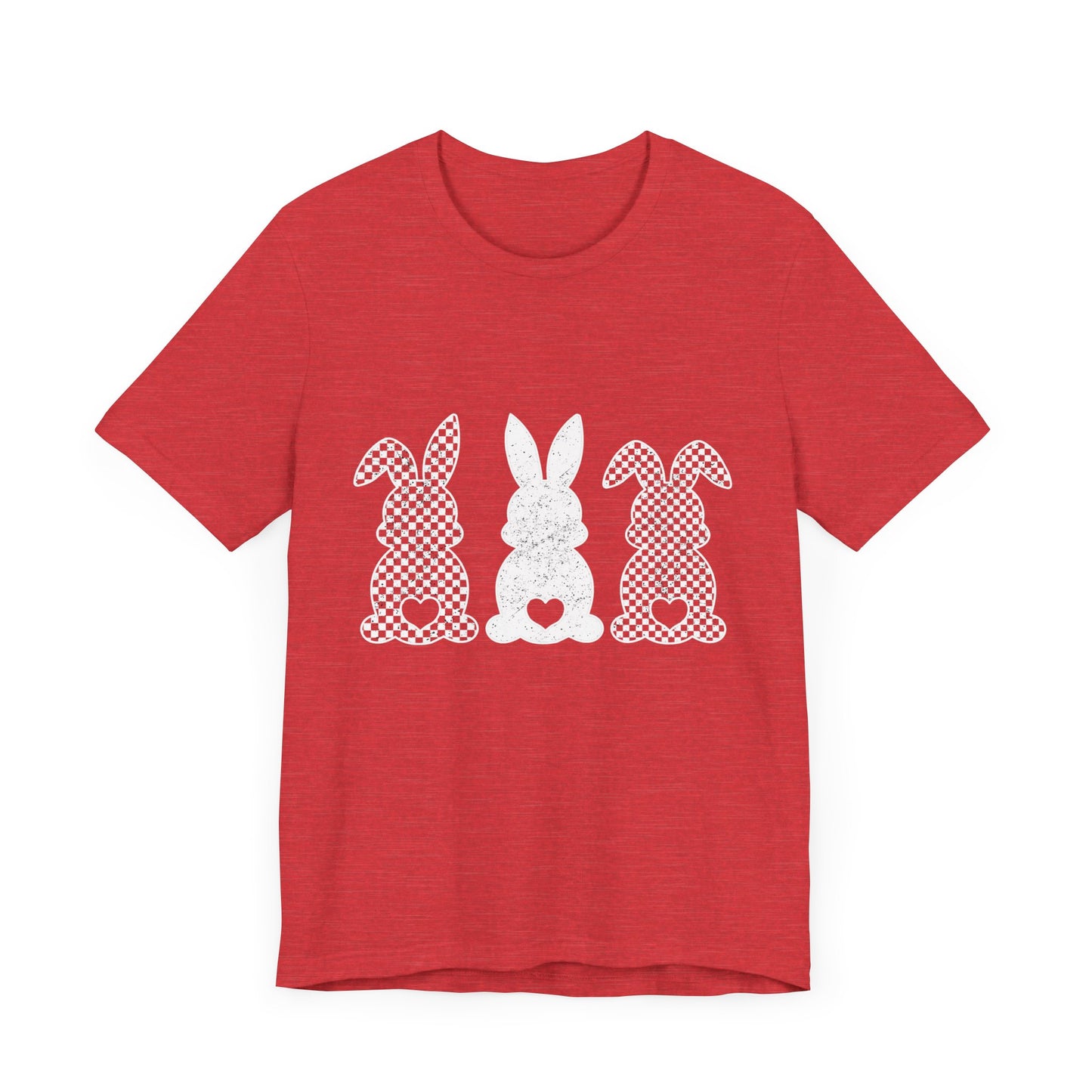 Cute Bunny Love Unisex Jersey Tee for Spring Celebrations