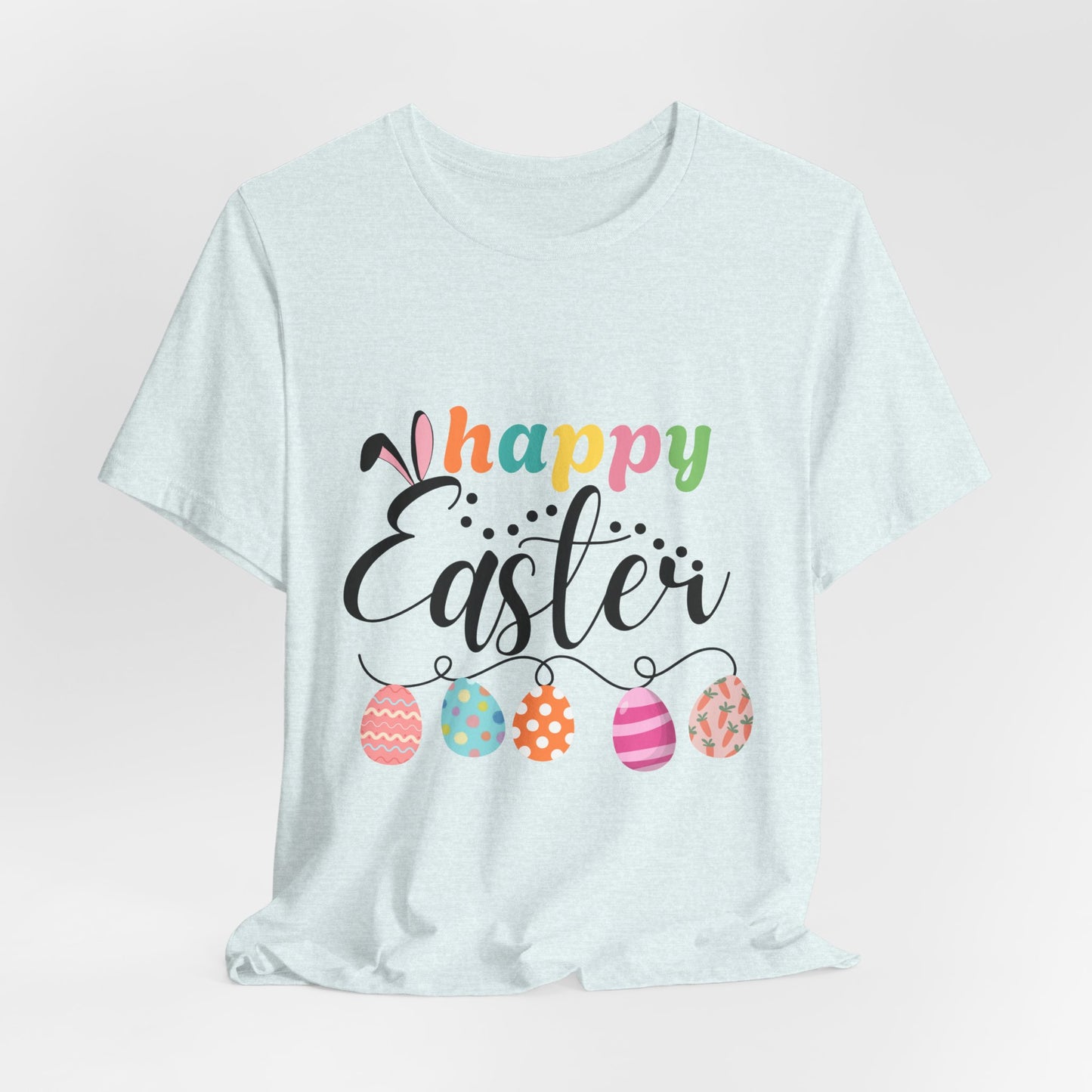 Happy Easter Unisex Jersey Tee - Celebrate Spring with Festive Style