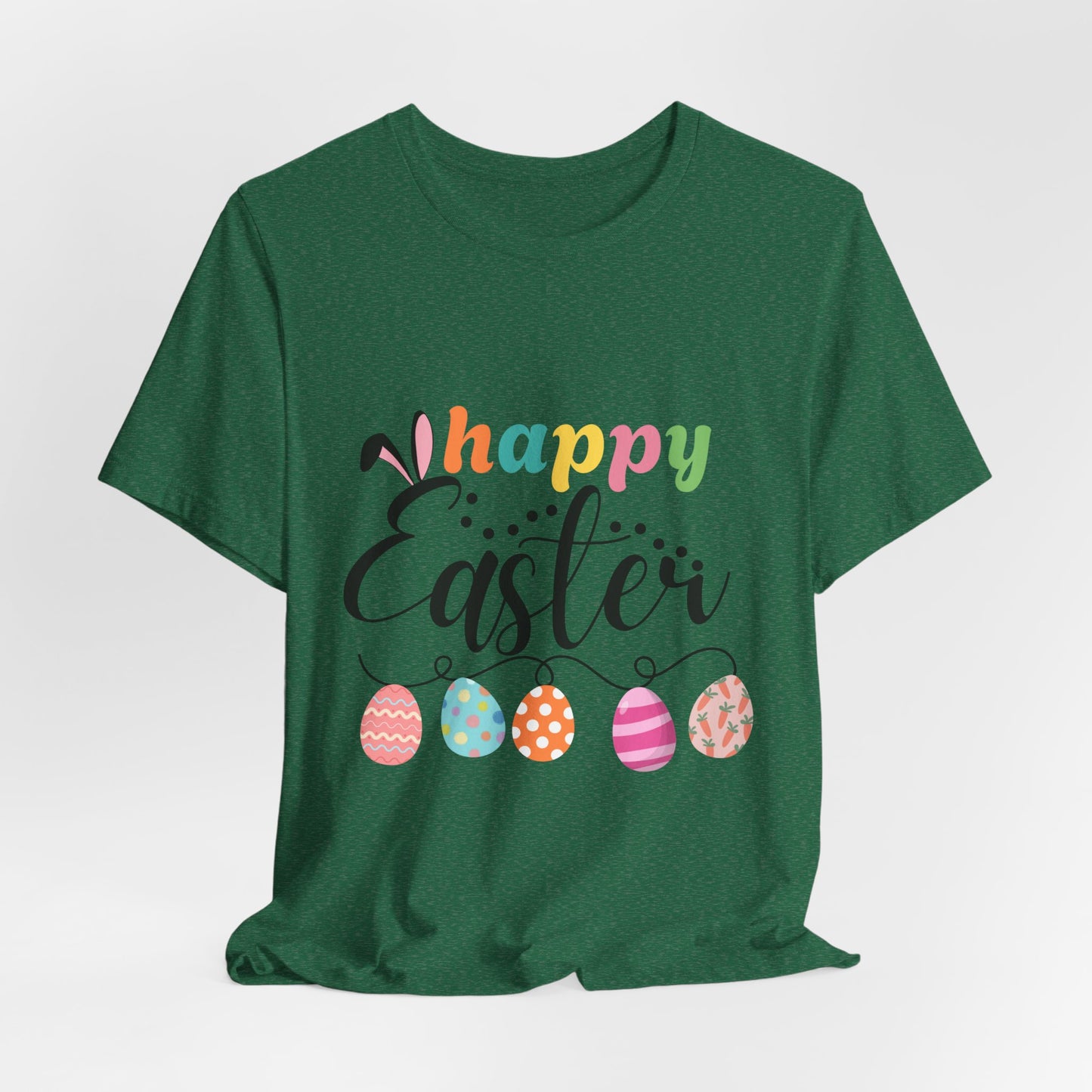 Happy Easter Unisex Jersey Tee - Celebrate Spring with Festive Style