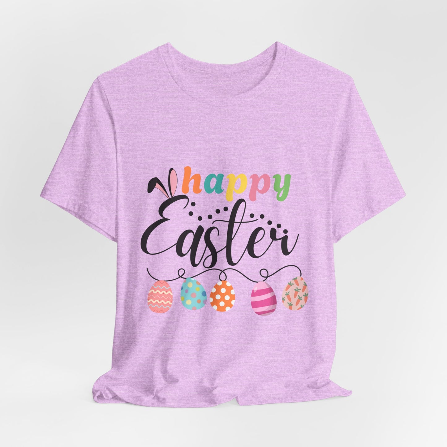 Happy Easter Unisex Jersey Tee - Celebrate Spring with Festive Style