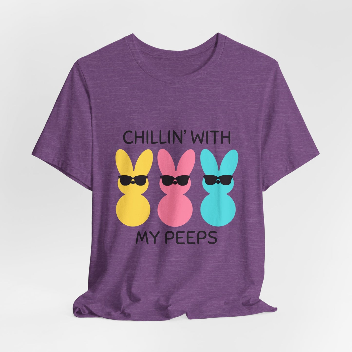 Cool Bunny Graphic Tee – Chillin' with My Peeps