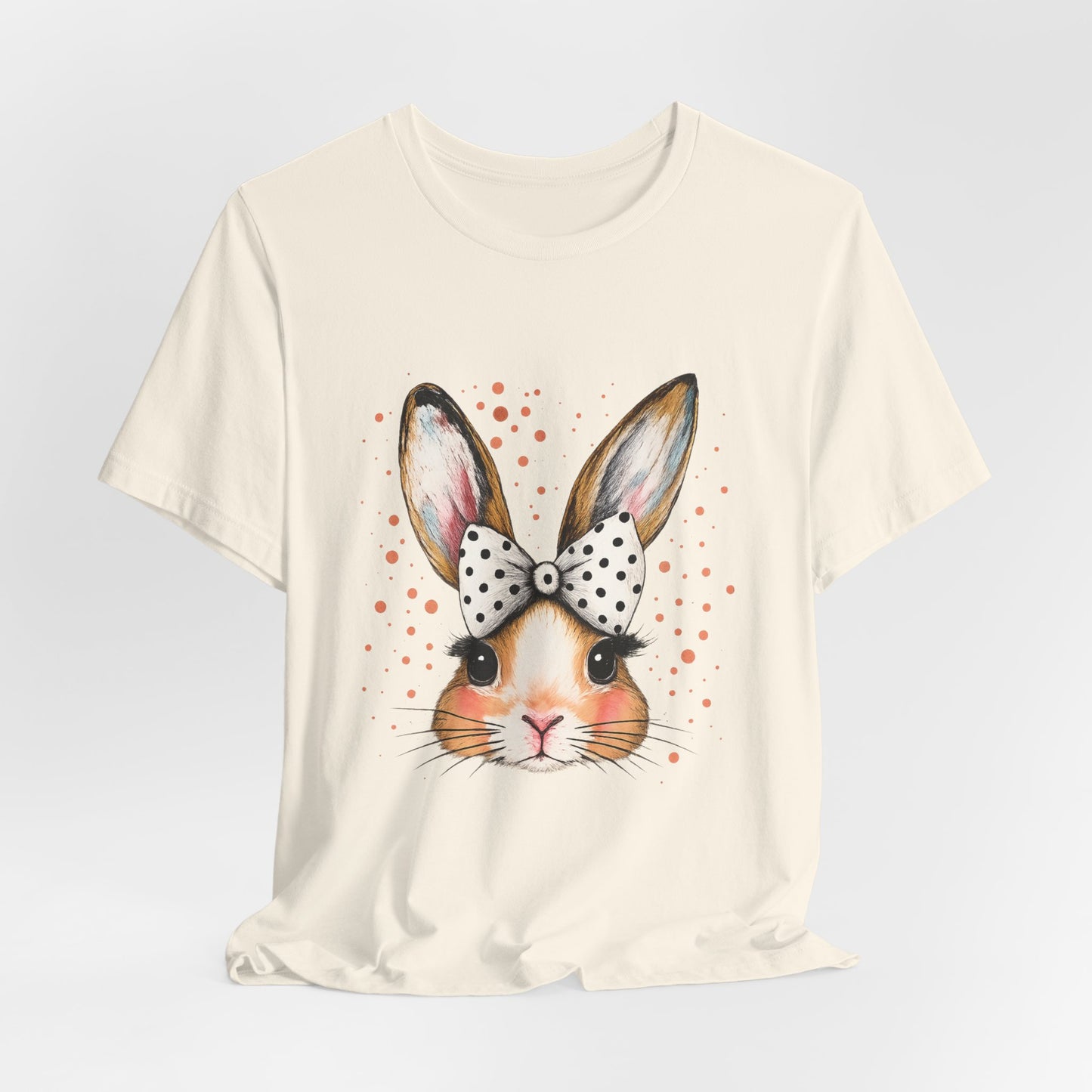 Cute Bunny Graphic Tee for Animal Lovers | Perfect for Spring Celebrations