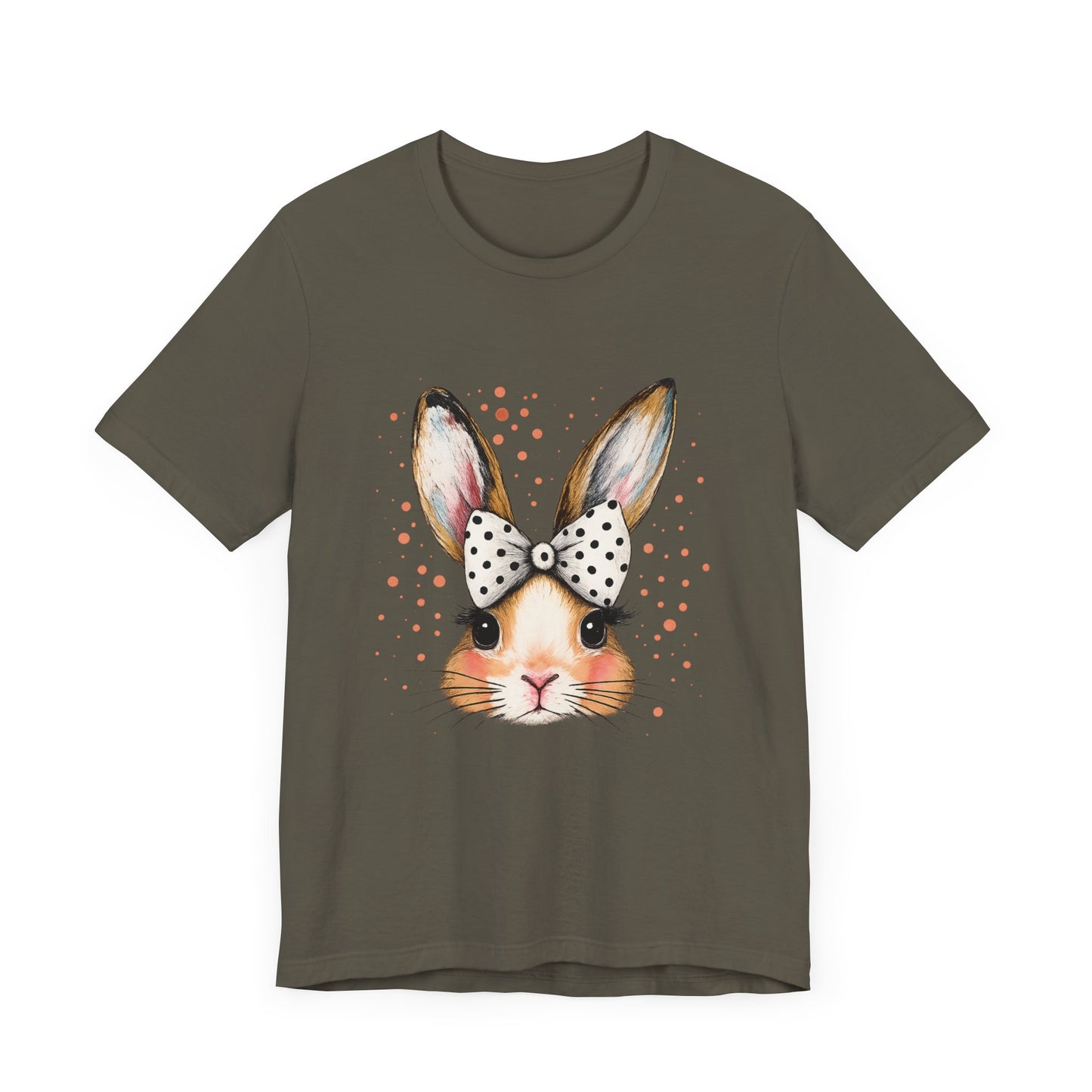 Cute Bunny Graphic Tee for Animal Lovers | Perfect for Spring Celebrations