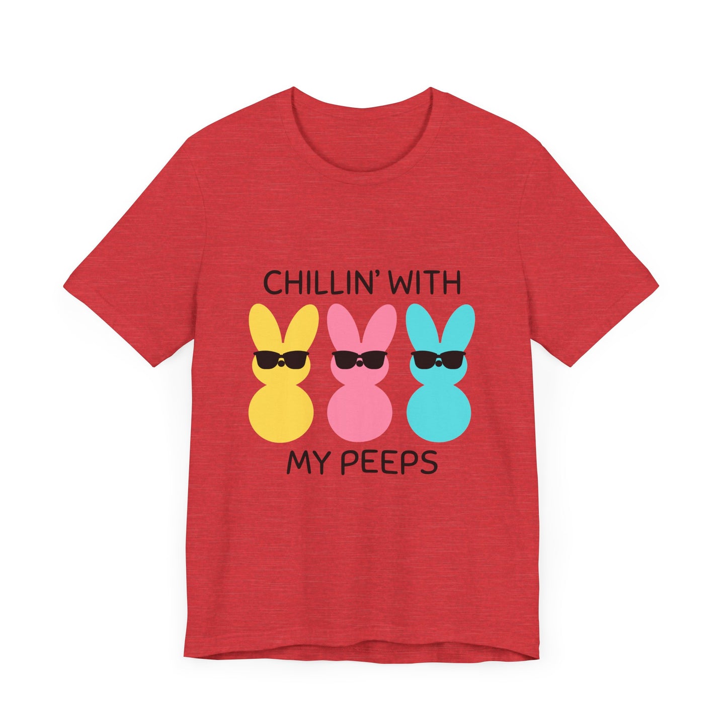 Cool Bunny Graphic Tee – Chillin' with My Peeps