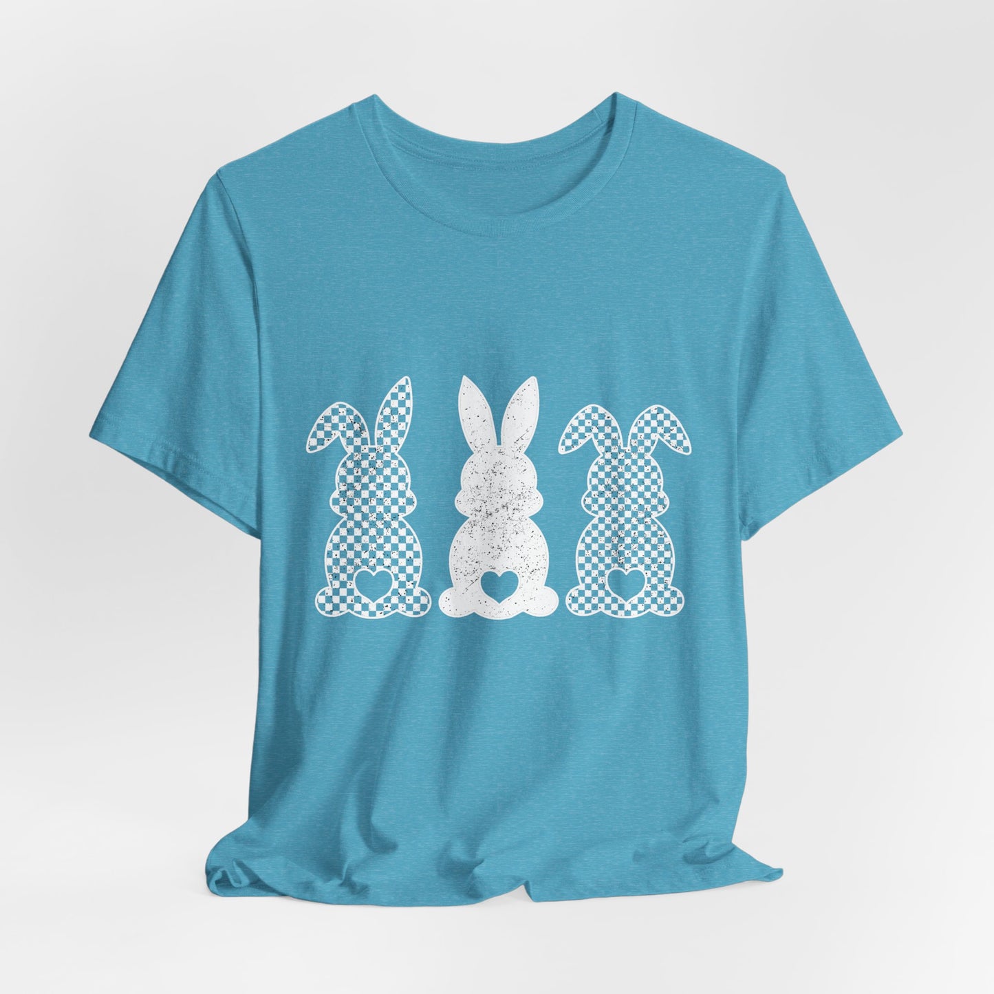 Cute Bunny Love Unisex Jersey Tee for Spring Celebrations
