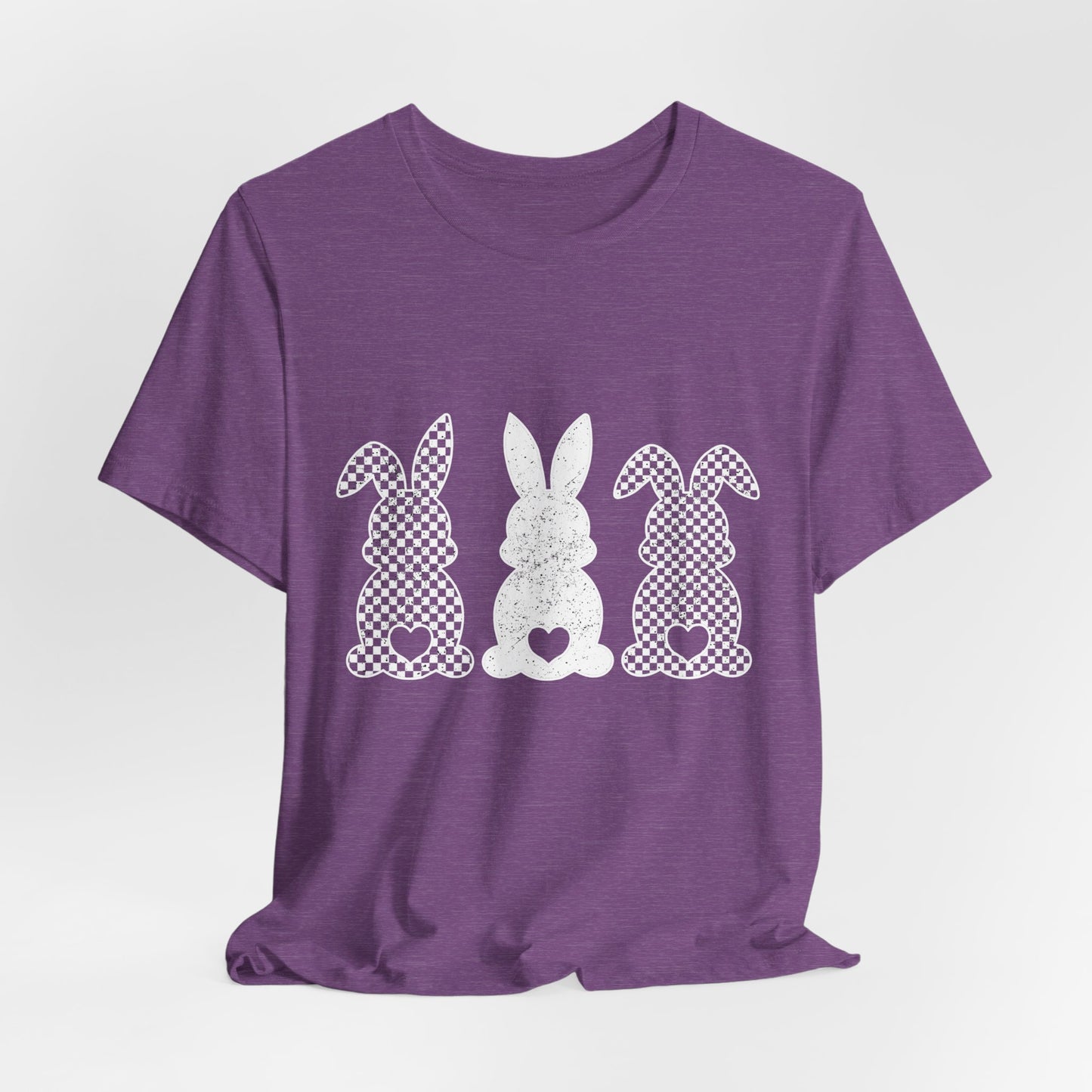 Cute Bunny Love Unisex Jersey Tee for Spring Celebrations