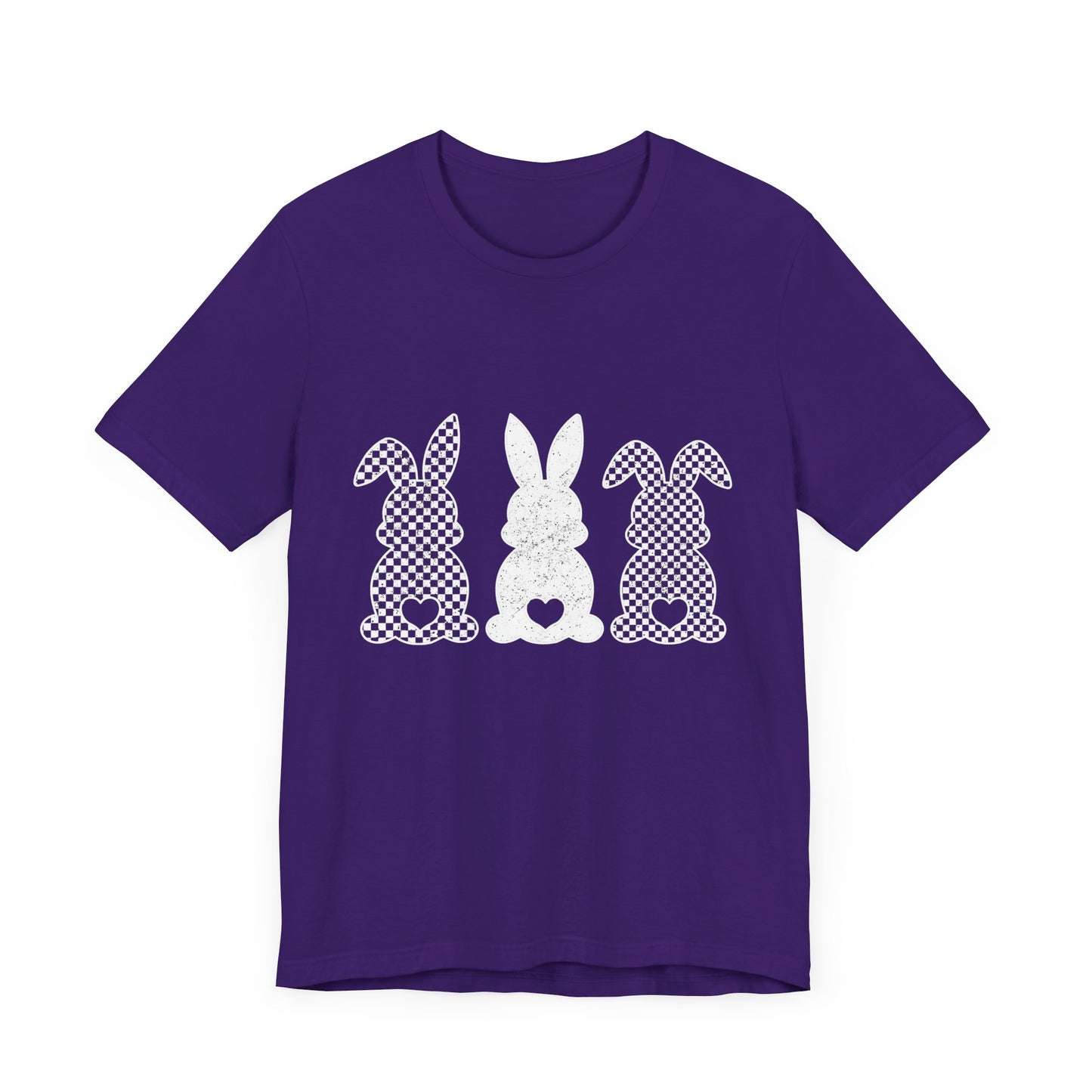 Cute Bunny Love Unisex Jersey Tee for Spring Celebrations