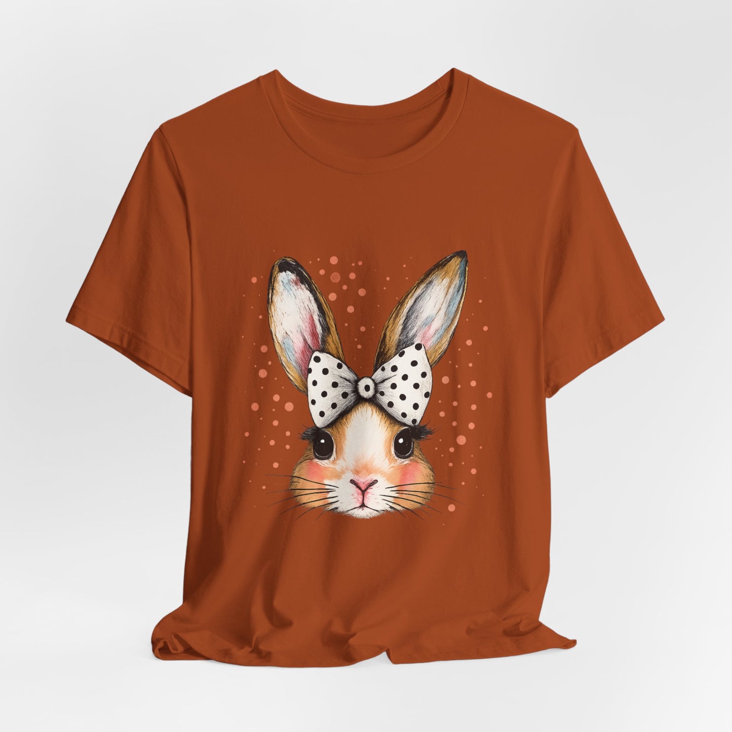 Cute Bunny Graphic Tee for Animal Lovers | Perfect for Spring Celebrations