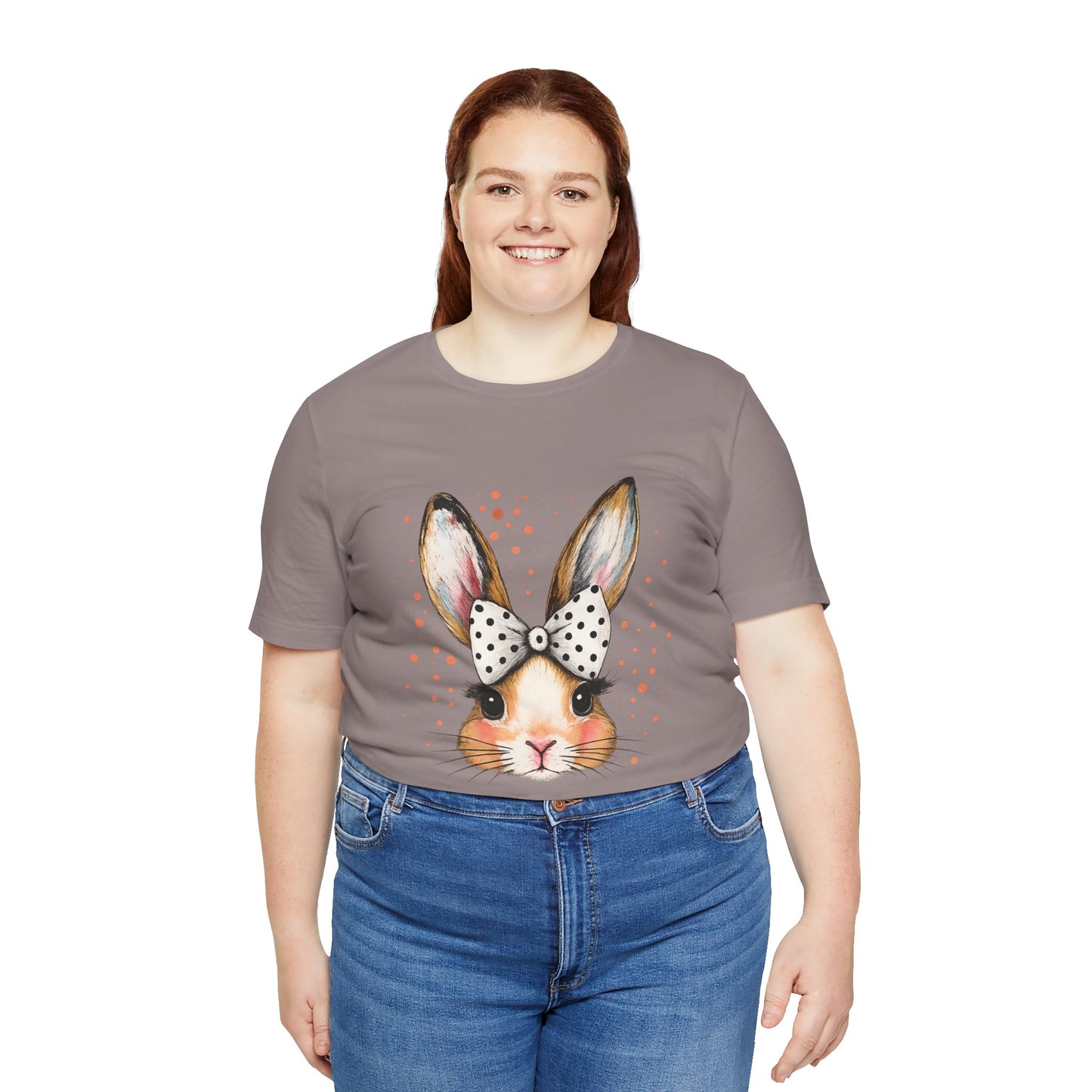 Cute Bunny Graphic Tee for Animal Lovers | Perfect for Spring Celebrations