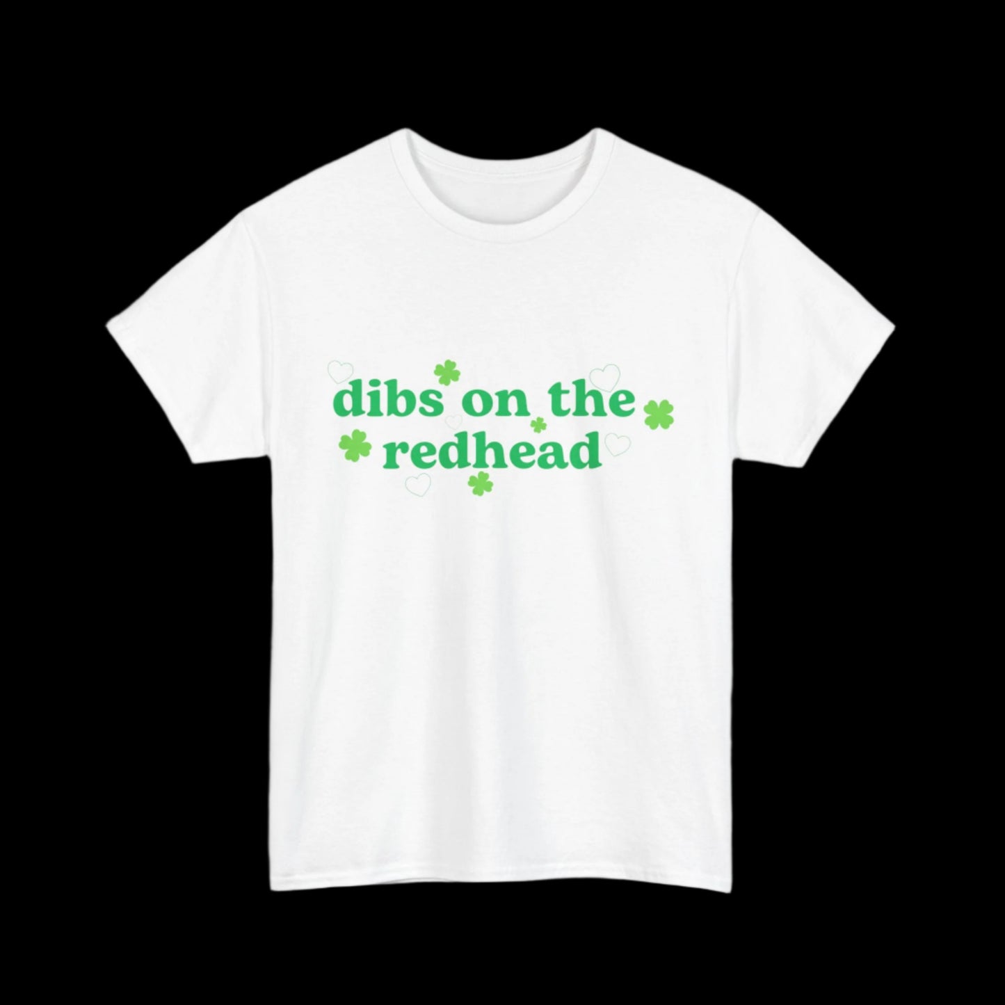 Dibs on the Redhead Unisex Heavy Cotton Tee | Fun St. Patrick's Day T-Shirt