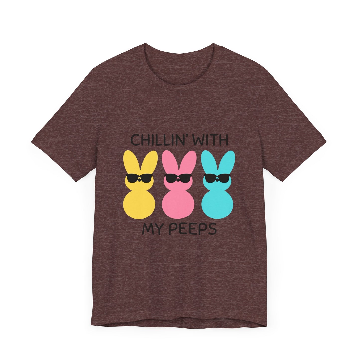 Cool Bunny Graphic Tee – Chillin' with My Peeps