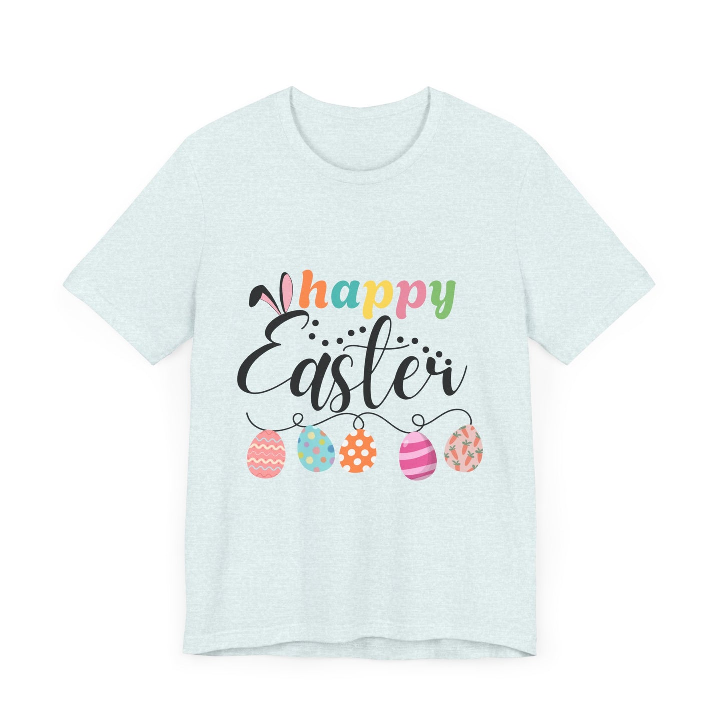 Happy Easter Unisex Jersey Tee - Celebrate Spring with Festive Style