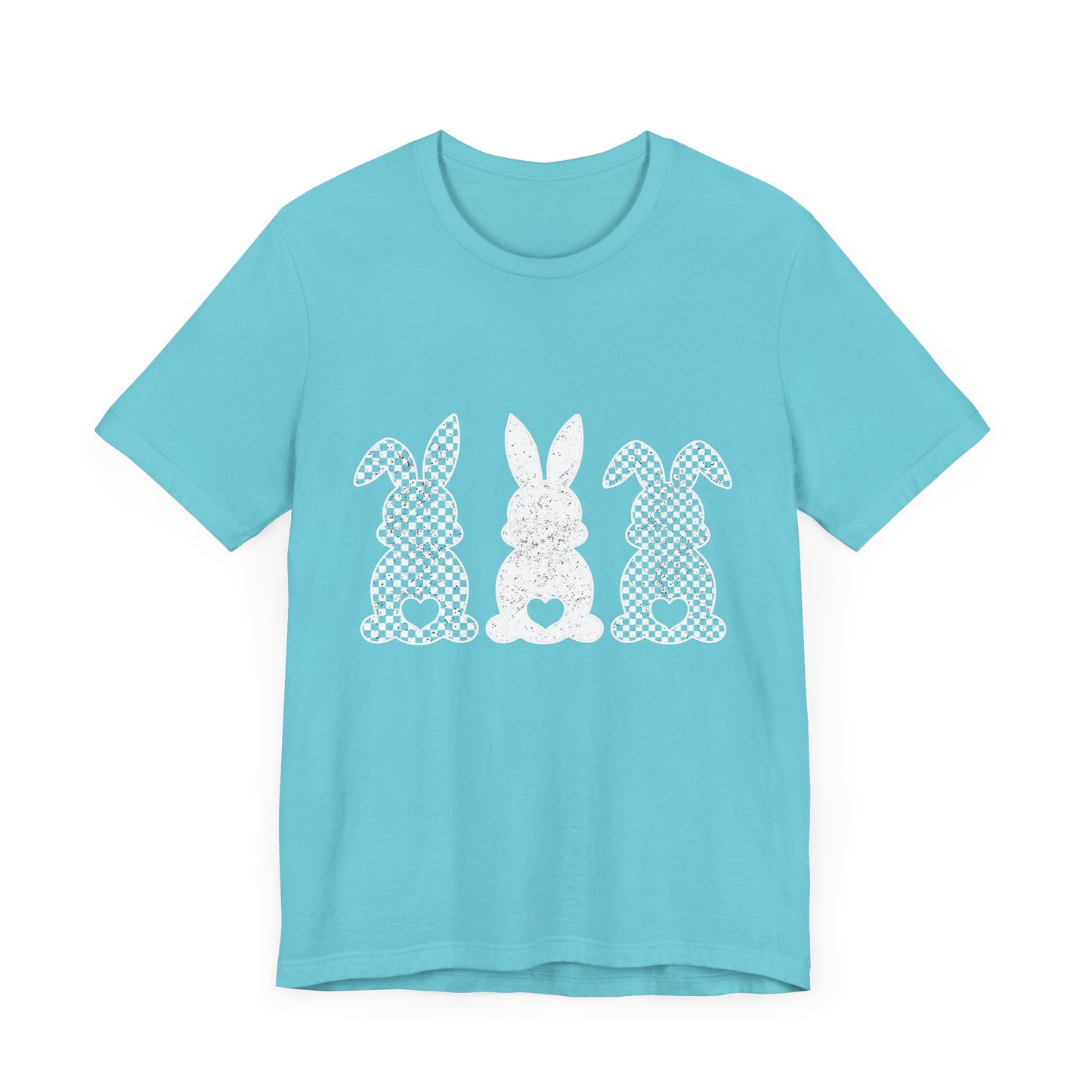 Cute Bunny Love Unisex Jersey Tee for Spring Celebrations