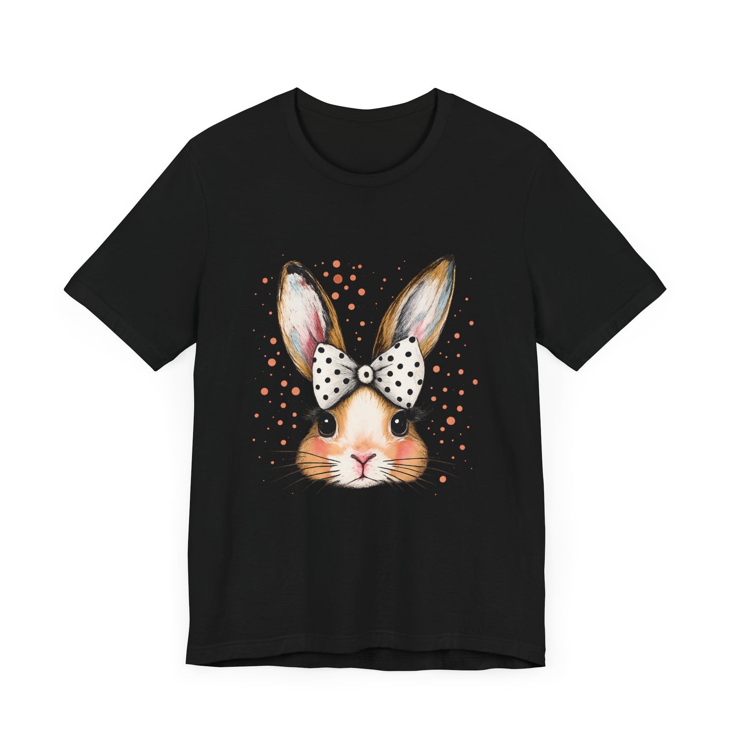 Cute Bunny Graphic Tee for Animal Lovers | Perfect for Spring Celebrations