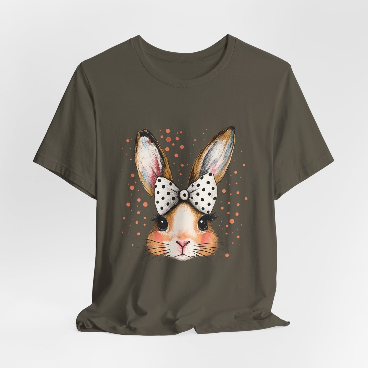 Cute Bunny Graphic Tee for Animal Lovers | Perfect for Spring Celebrations