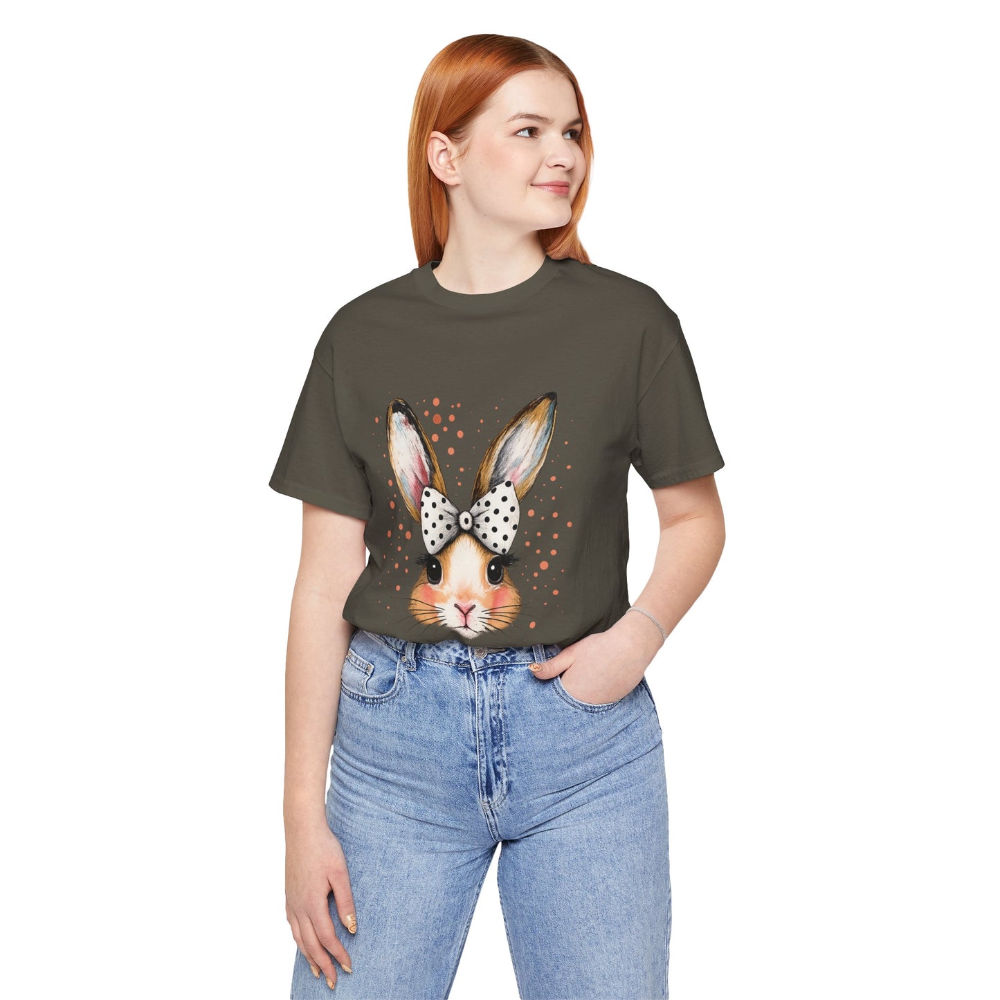 Cute Bunny Graphic Tee for Animal Lovers | Perfect for Spring Celebrations