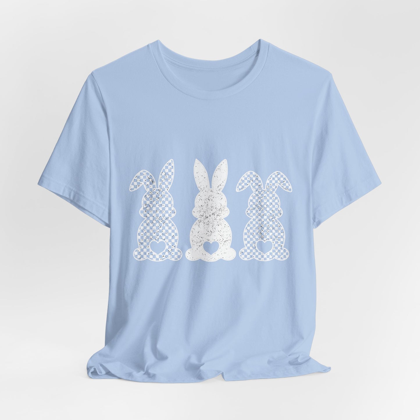 Cute Bunny Love Unisex Jersey Tee for Spring Celebrations