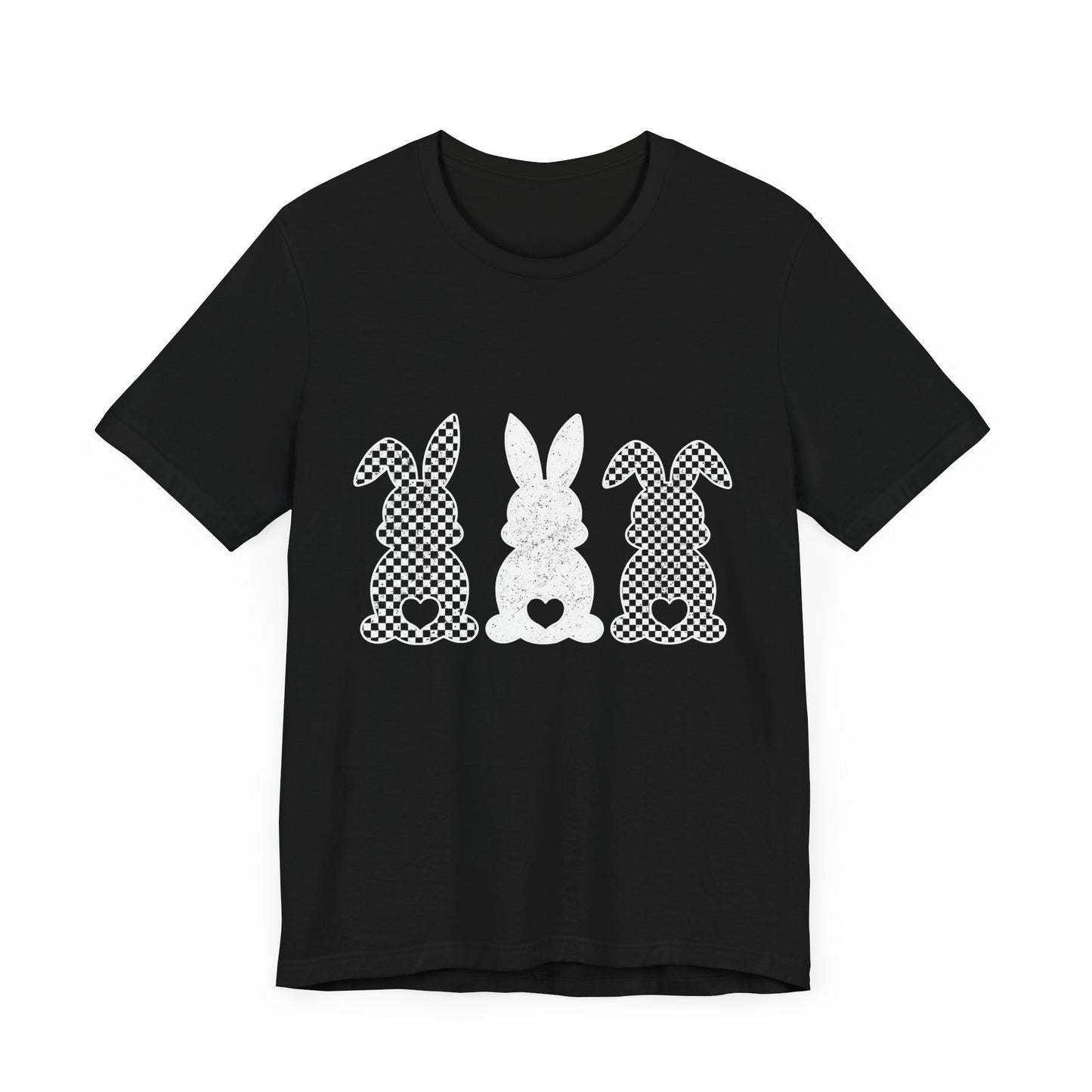 Cute Bunny Love Unisex Jersey Tee for Spring Celebrations