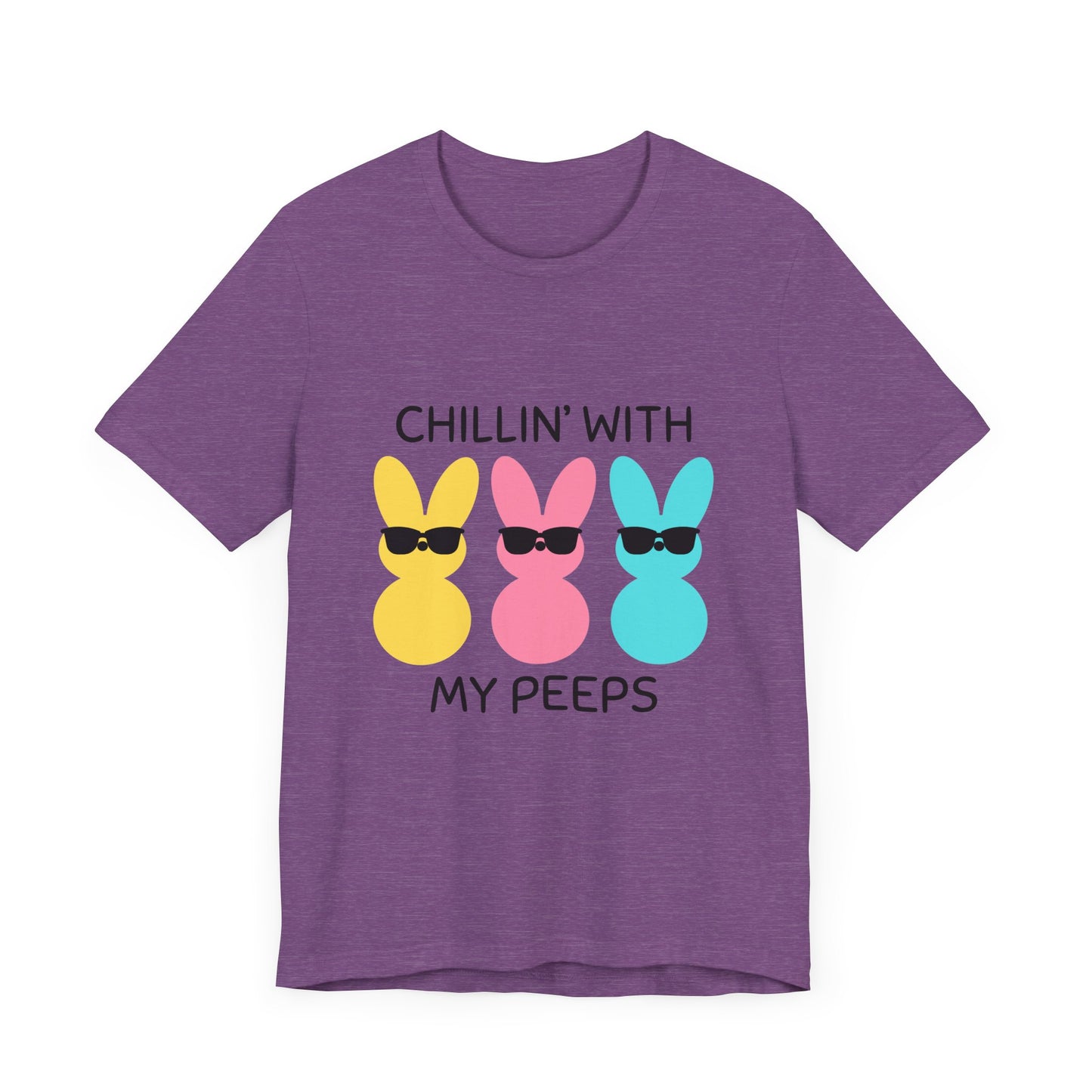 Cool Bunny Graphic Tee – Chillin' with My Peeps