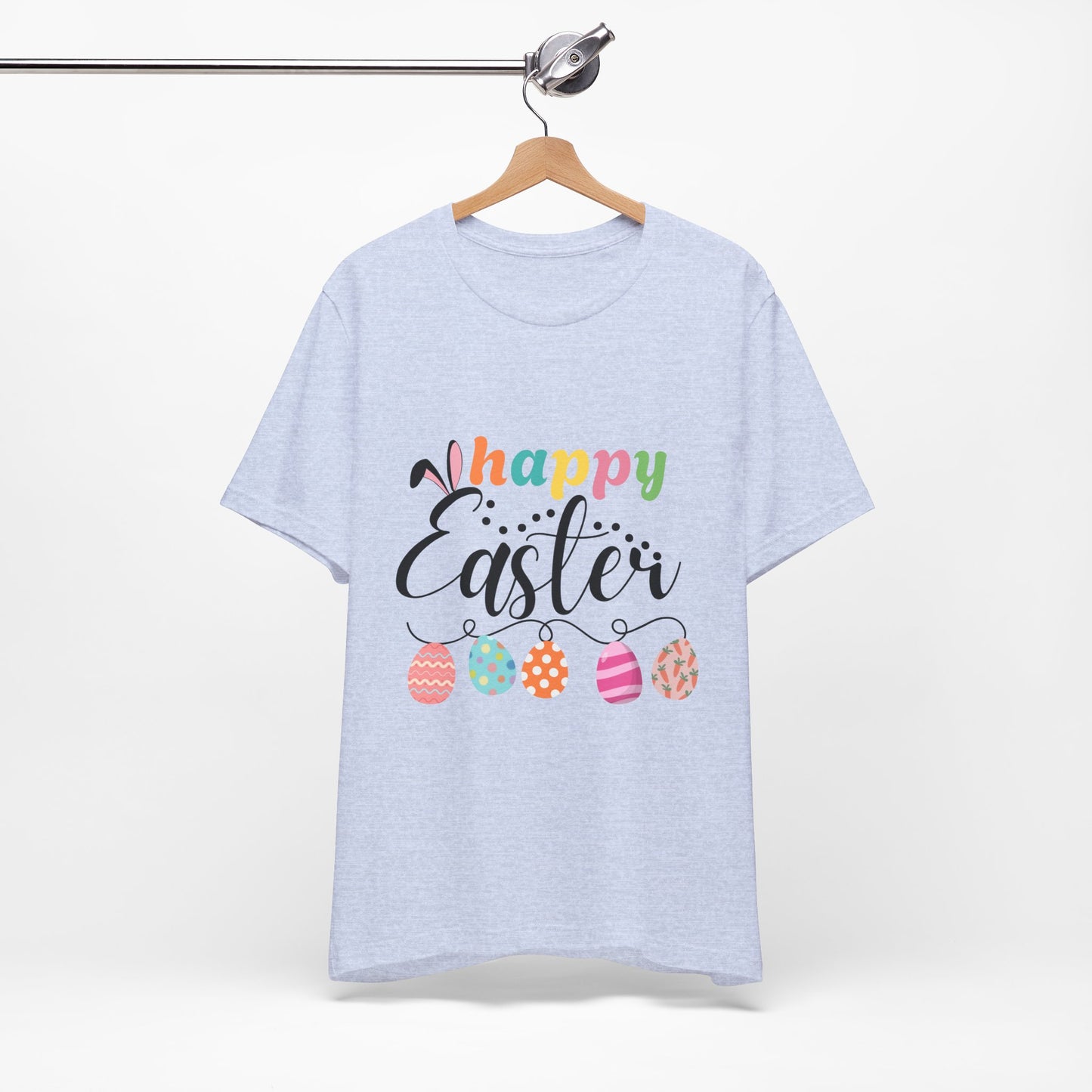 Happy Easter Unisex Jersey Tee - Celebrate Spring with Festive Style