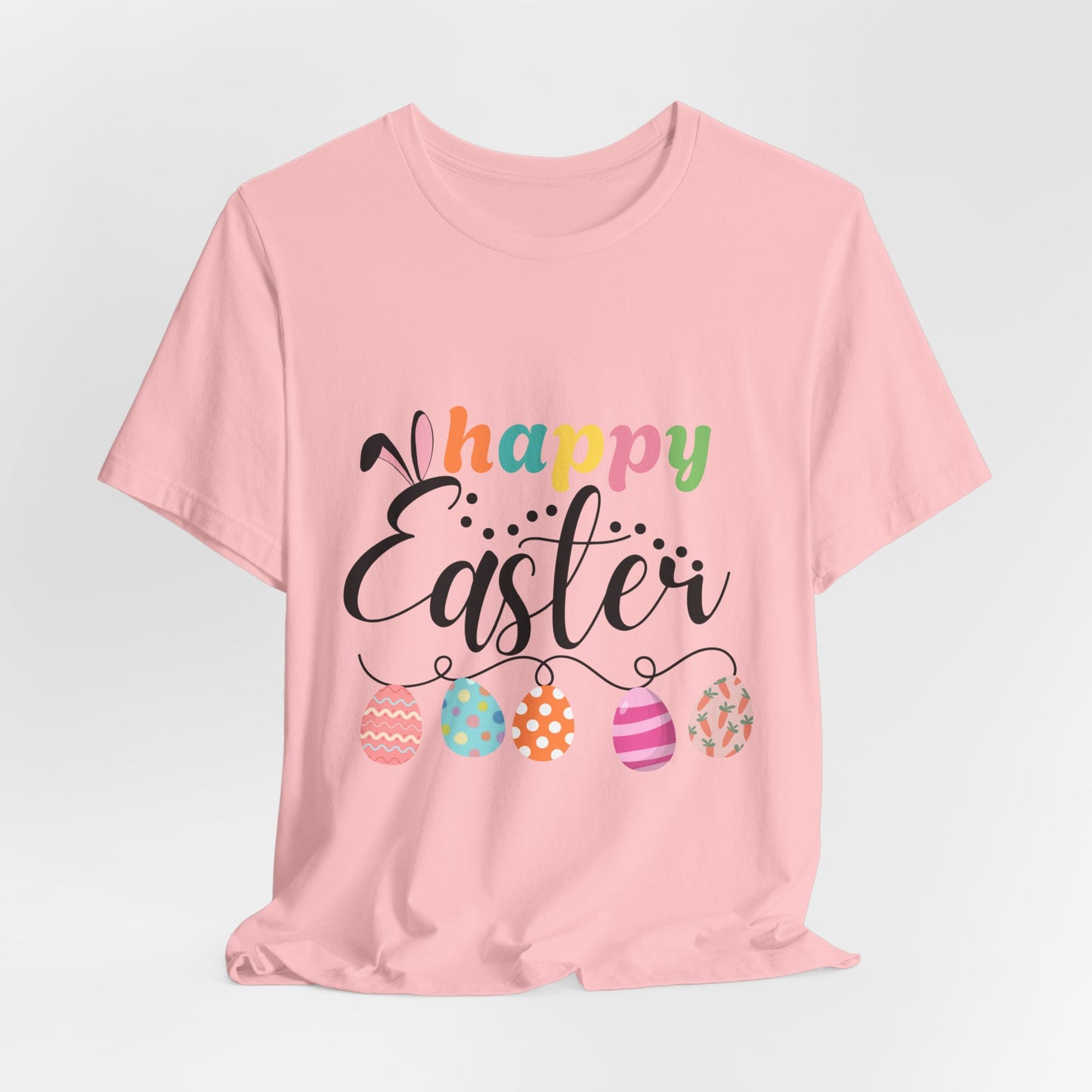 Happy Easter Unisex Jersey Tee - Celebrate Spring with Festive Style