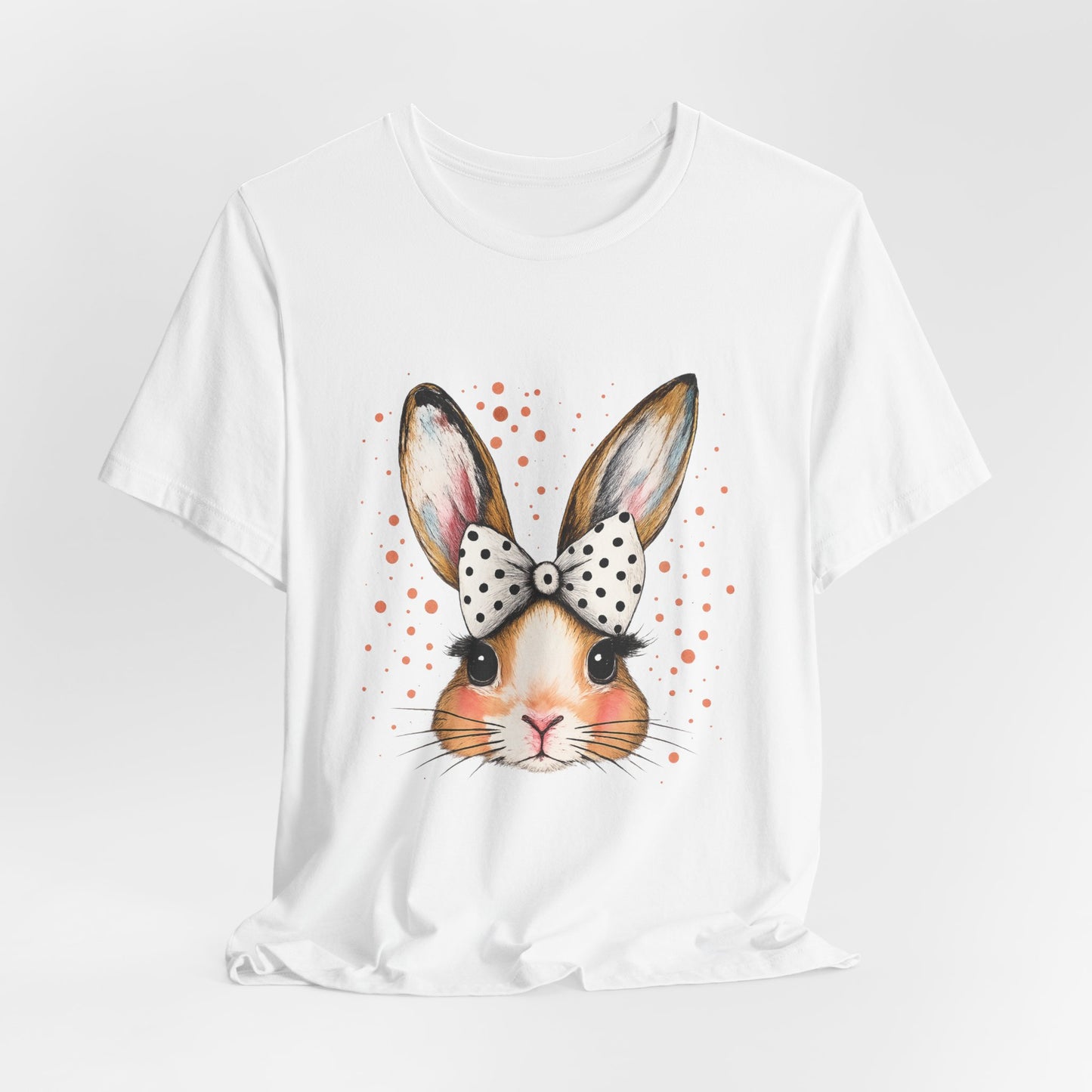 Cute Bunny Graphic Tee for Animal Lovers | Perfect for Spring Celebrations