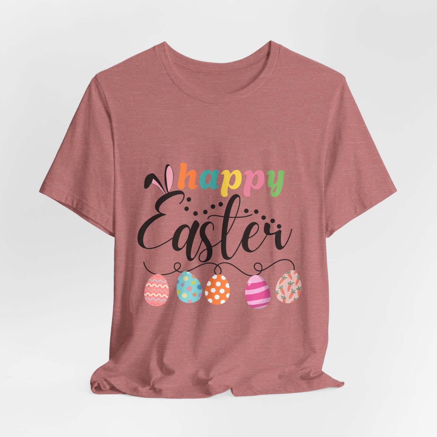 Happy Easter Unisex Jersey Tee - Celebrate Spring with Festive Style