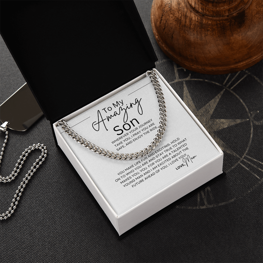 To My Son | Cuban Chain Necklace