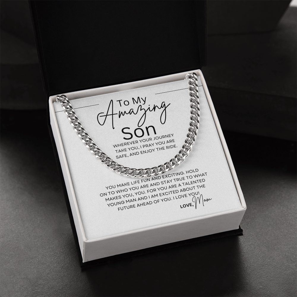 To My Son | Cuban Chain Necklace