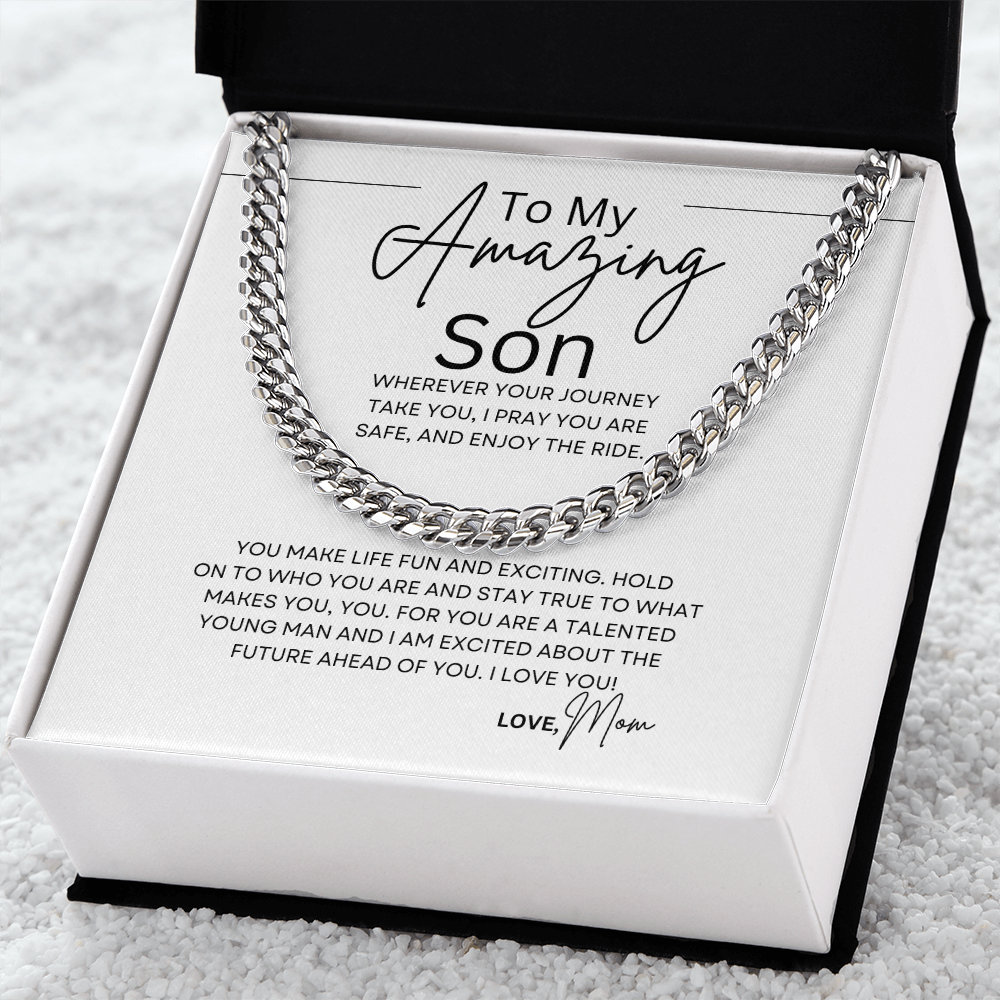To My Son | Cuban Chain Necklace