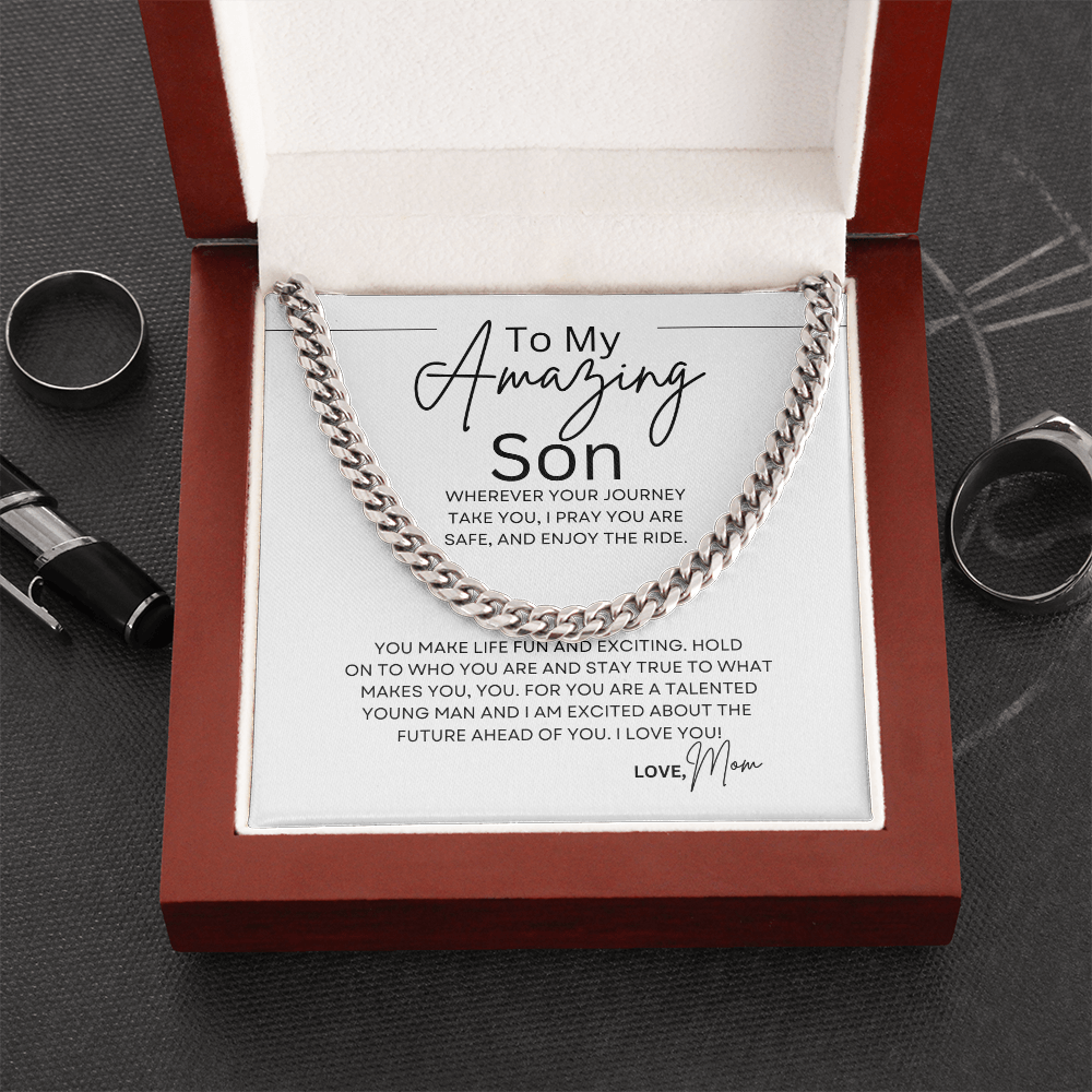 To My Son | Cuban Chain Necklace