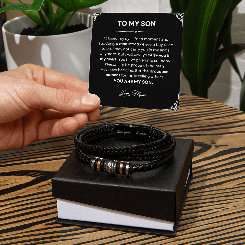 You Are My Son | Love You Forever Bracelet