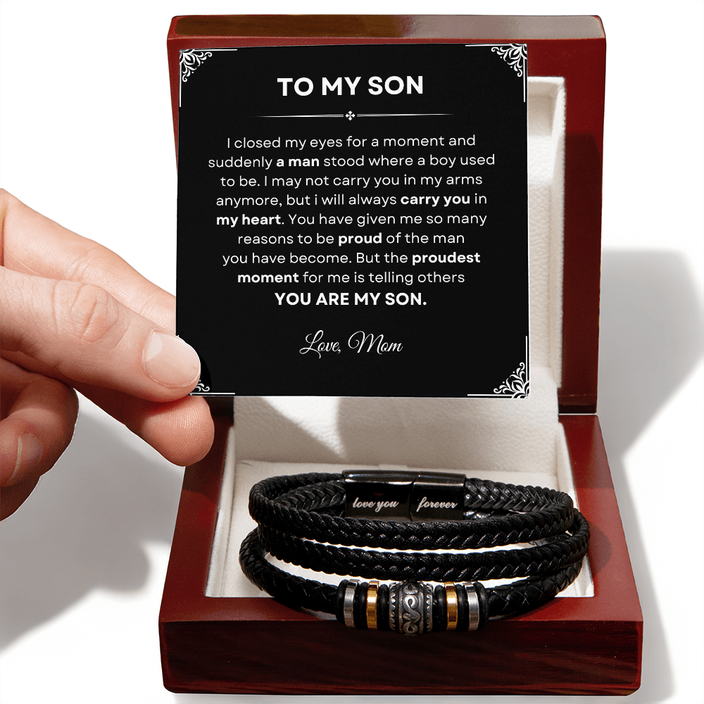 You Are My Son | Love You Forever Bracelet