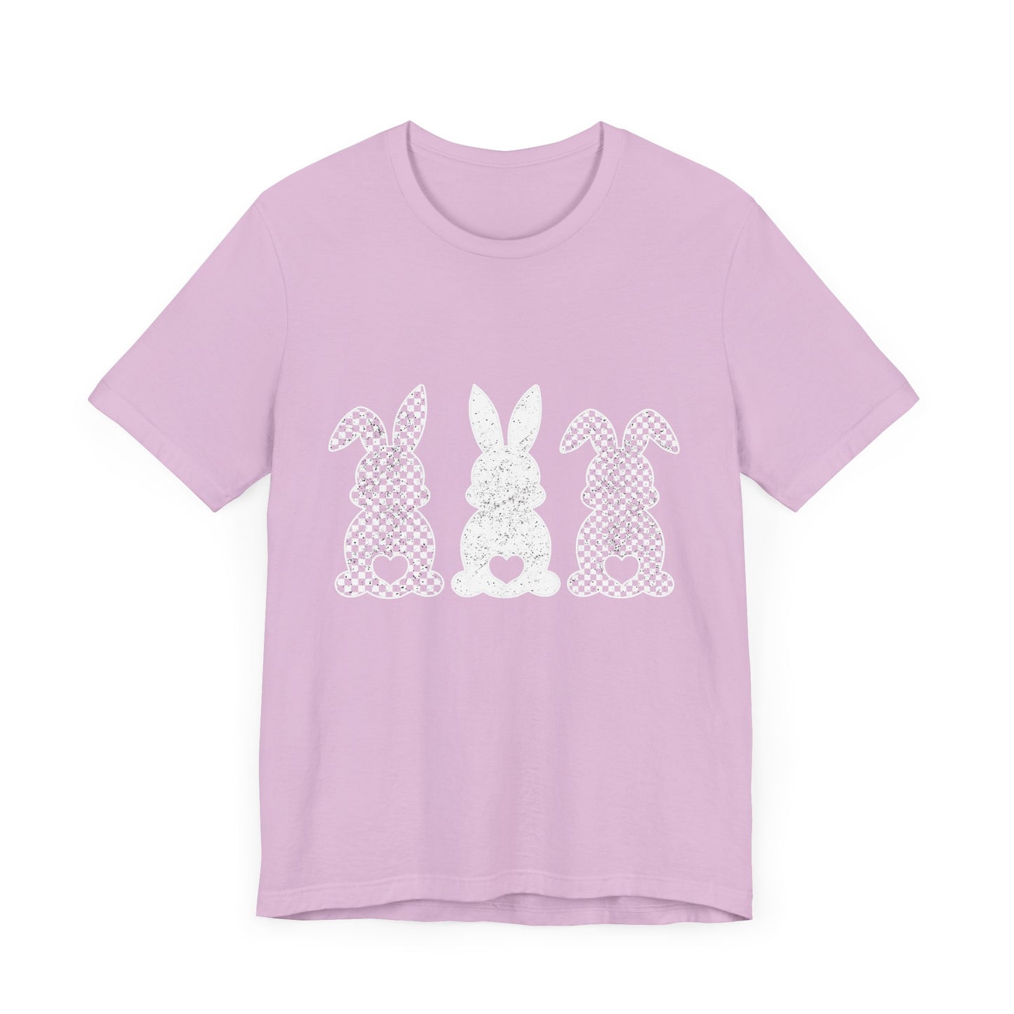 Cute Bunny Love Unisex Jersey Tee for Spring Celebrations