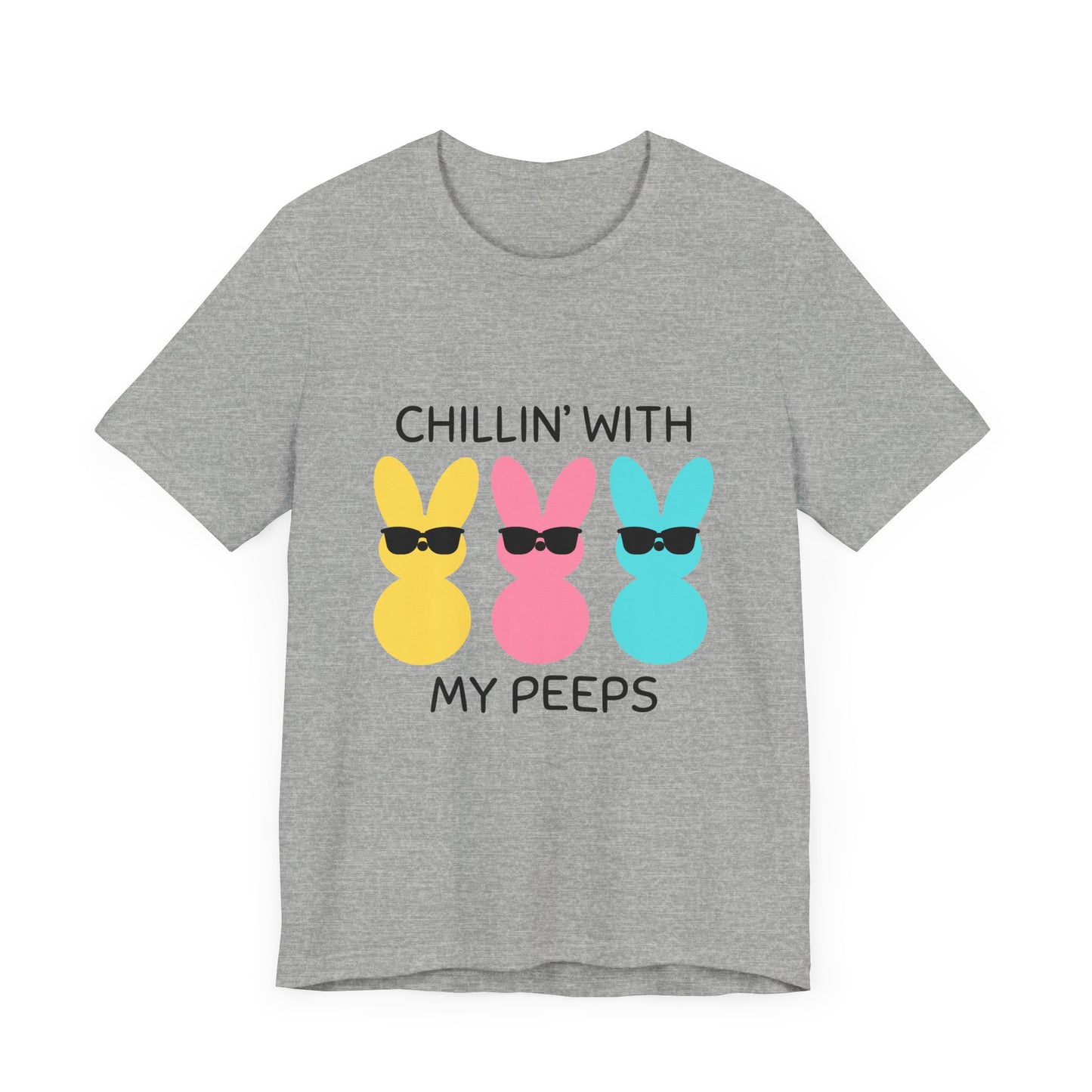 Cool Bunny Graphic Tee – Chillin' with My Peeps