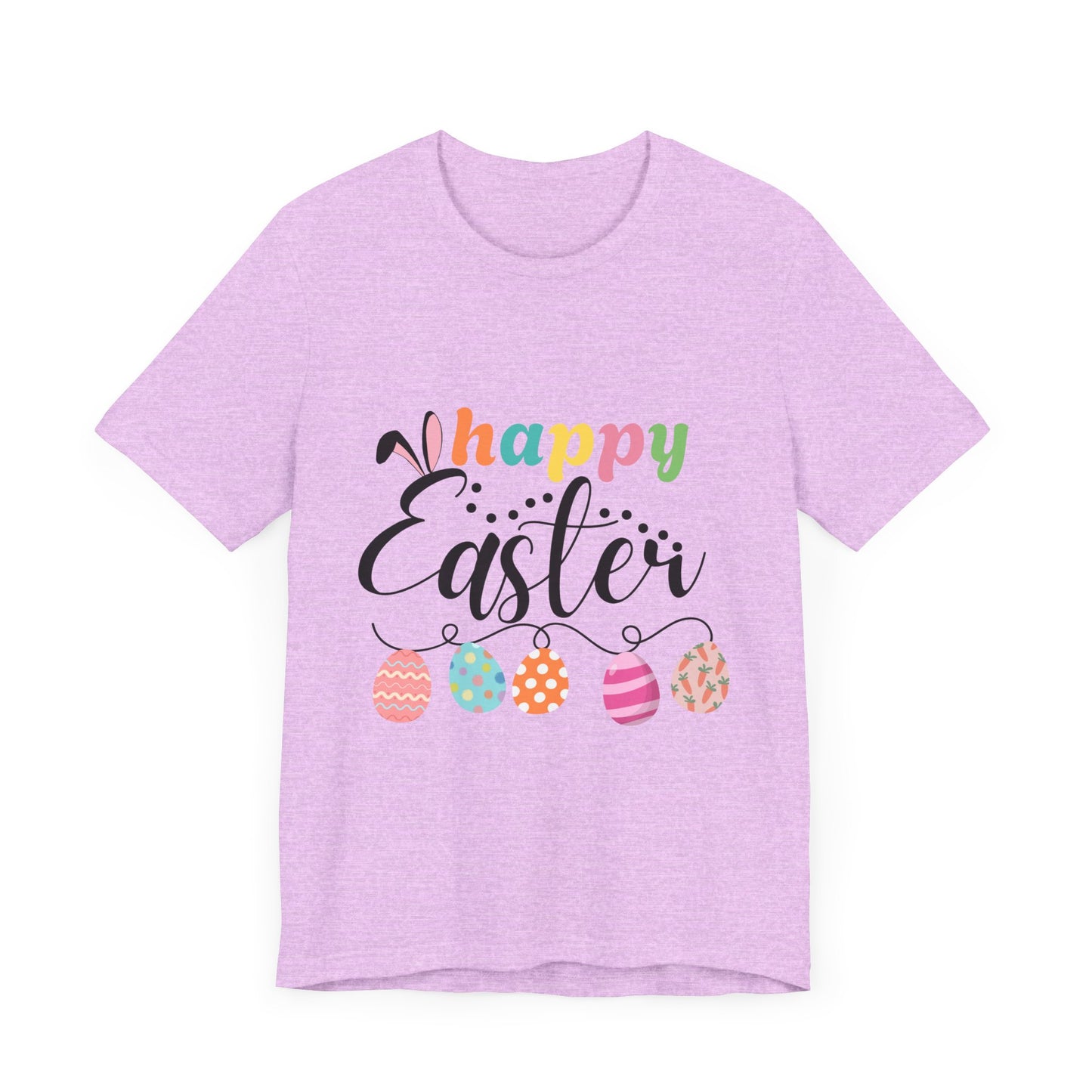 Happy Easter Unisex Jersey Tee - Celebrate Spring with Festive Style