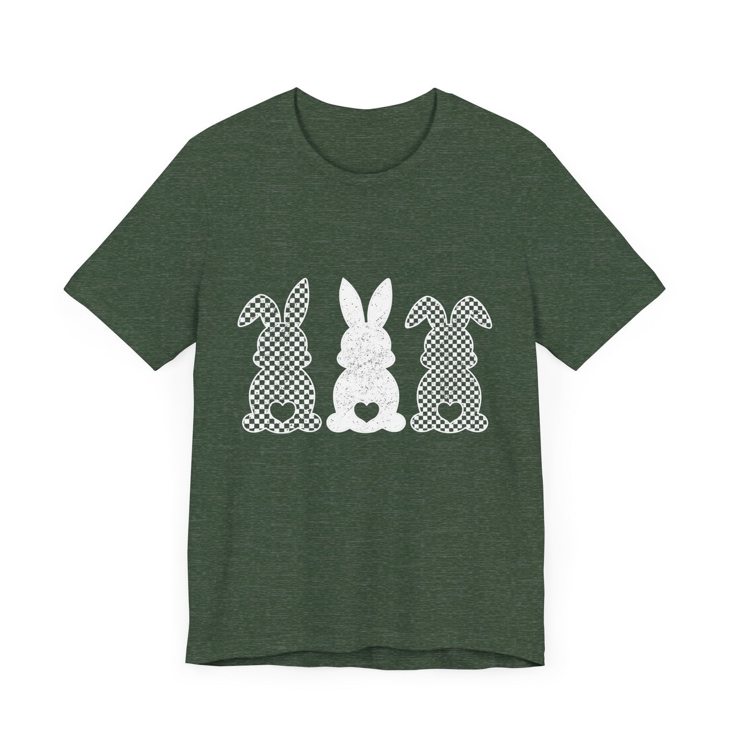 Cute Bunny Love Unisex Jersey Tee for Spring Celebrations