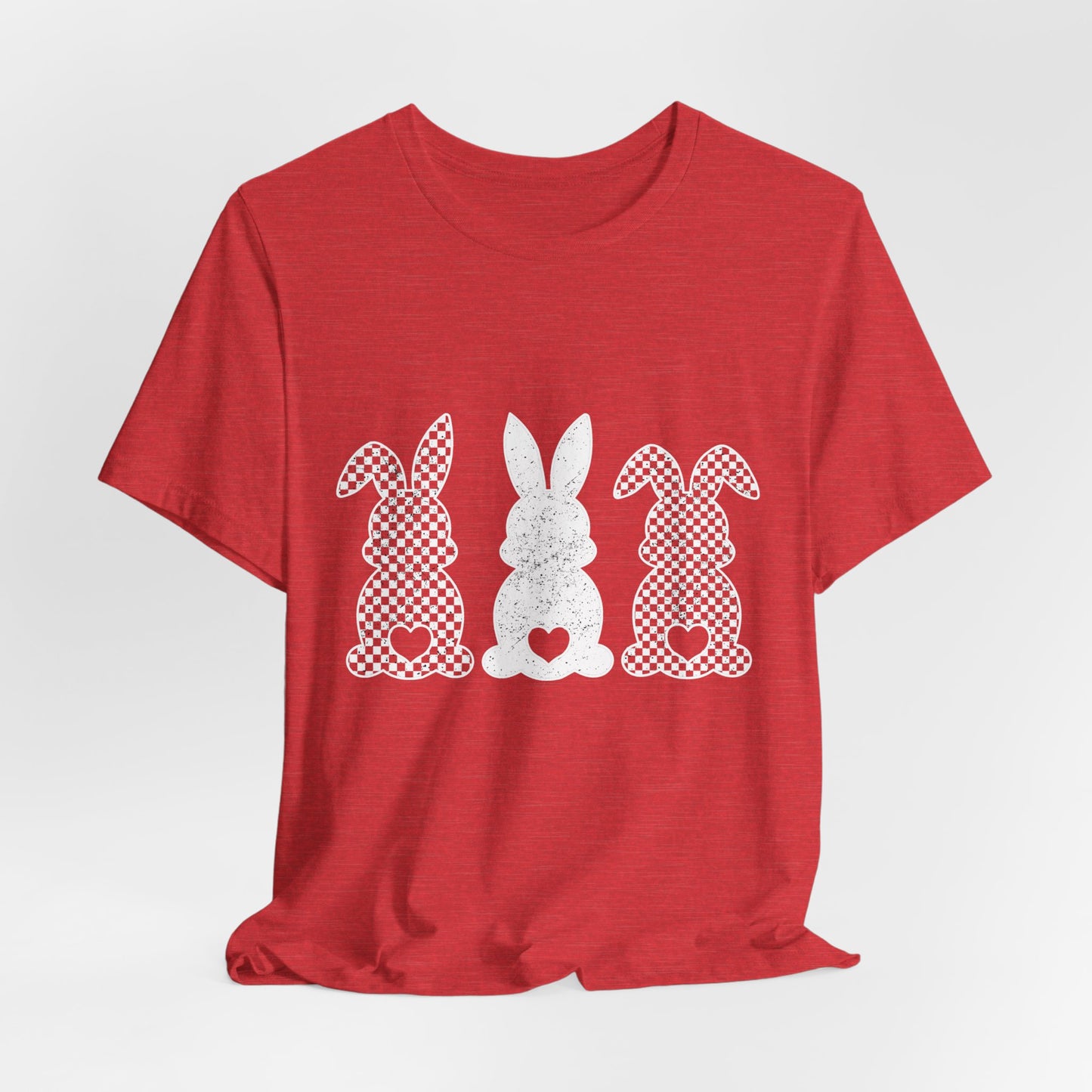 Cute Bunny Love Unisex Jersey Tee for Spring Celebrations