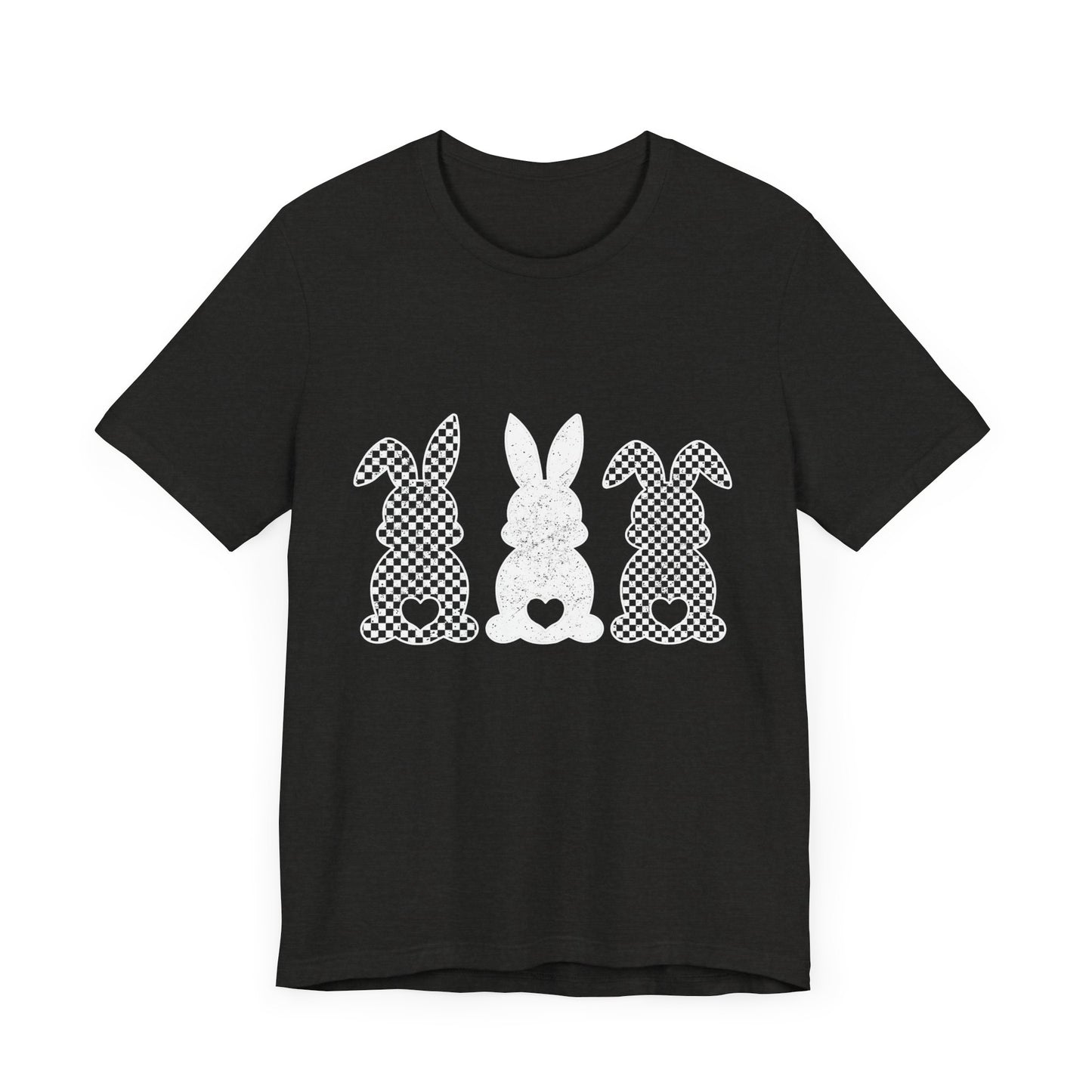 Cute Bunny Love Unisex Jersey Tee for Spring Celebrations